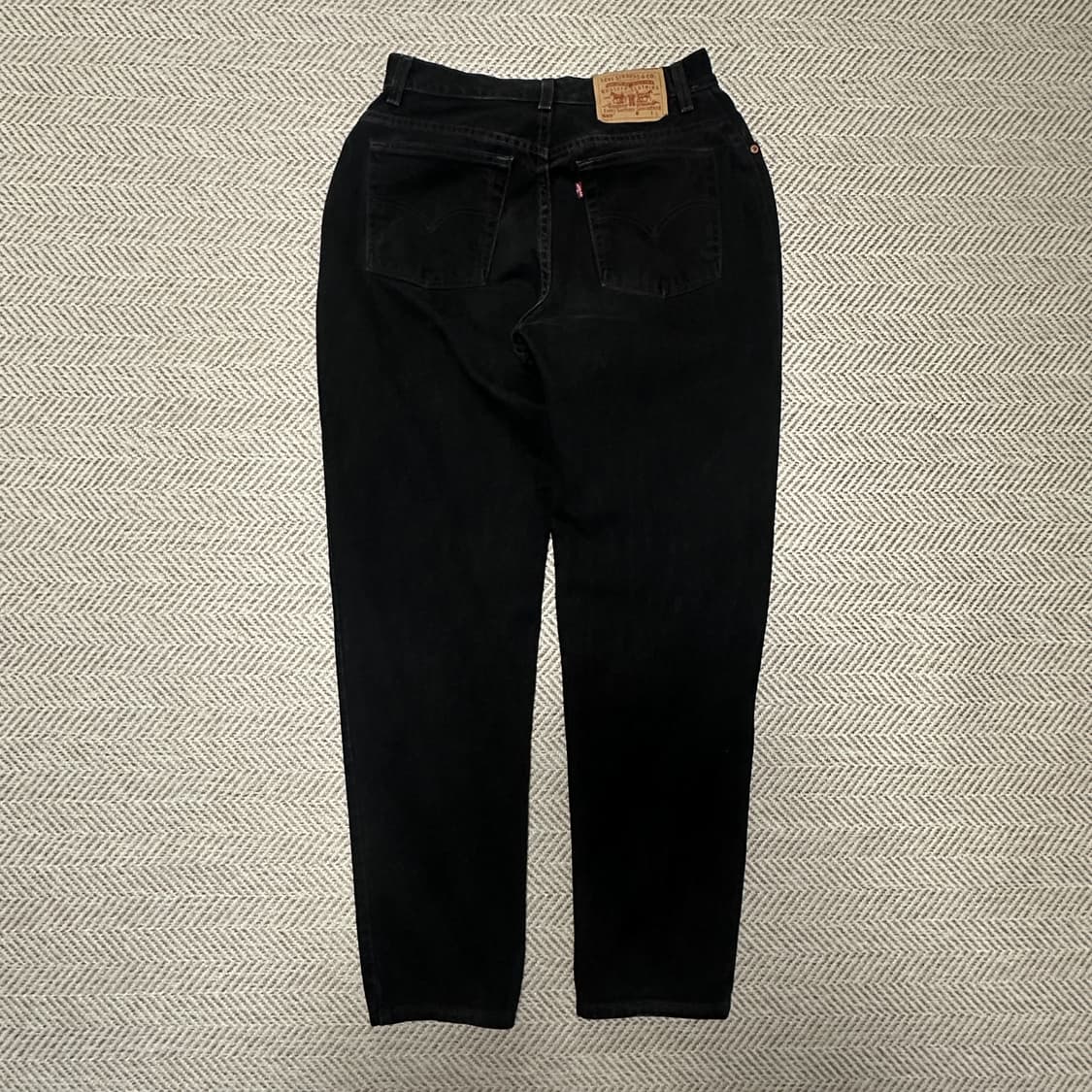 LEVI'S 550 00's mexico made black jeans 상품이미지2