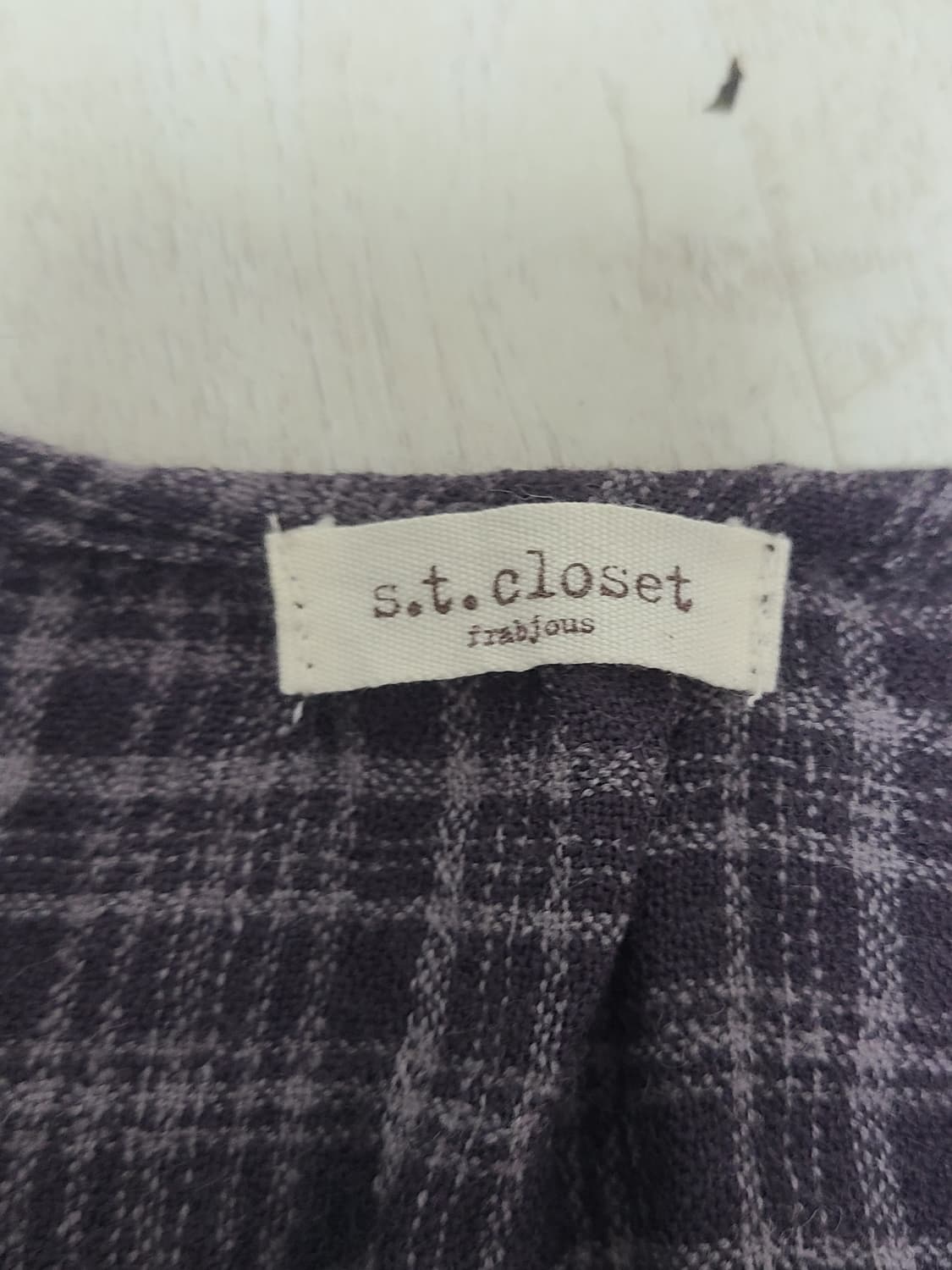 나시 체크 원피스 상품이미지5