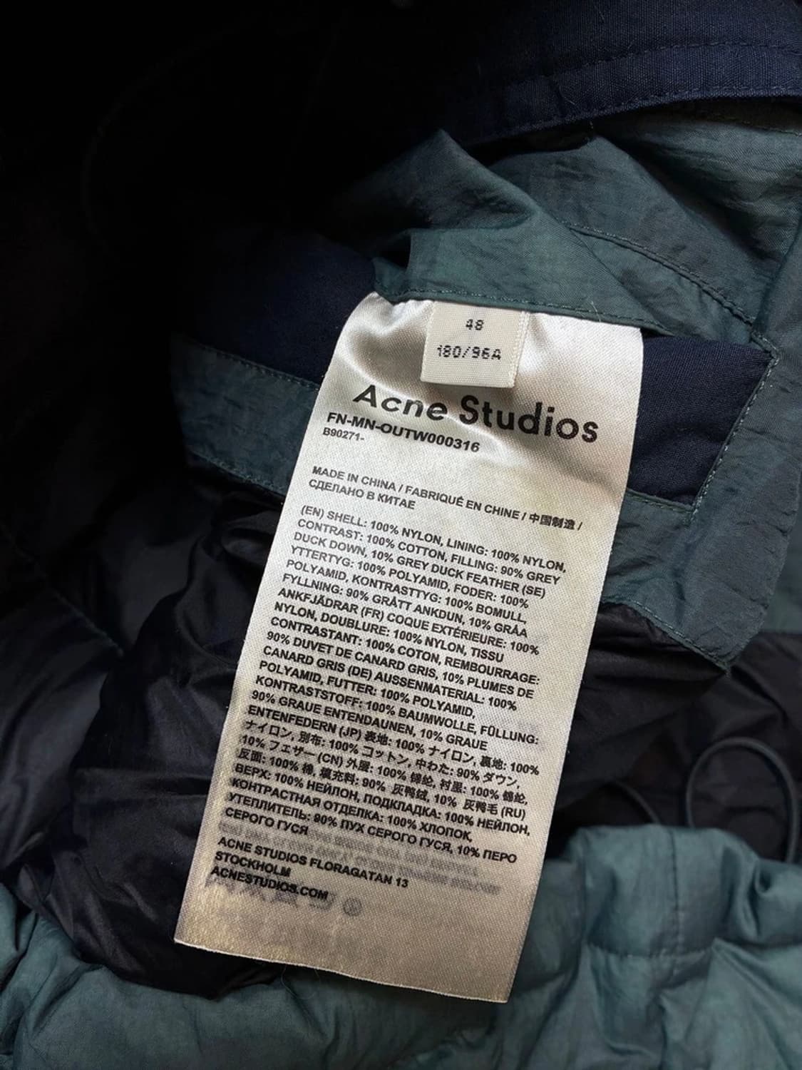 아크네스튜디오 오슬로 CR 드래곤 푸퍼 패딩 PN7266 상품이미지9