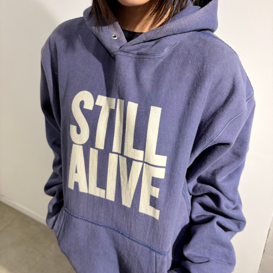 00s 히스테릭 글래머 still alive 오버핏 후드티 상품이미지3