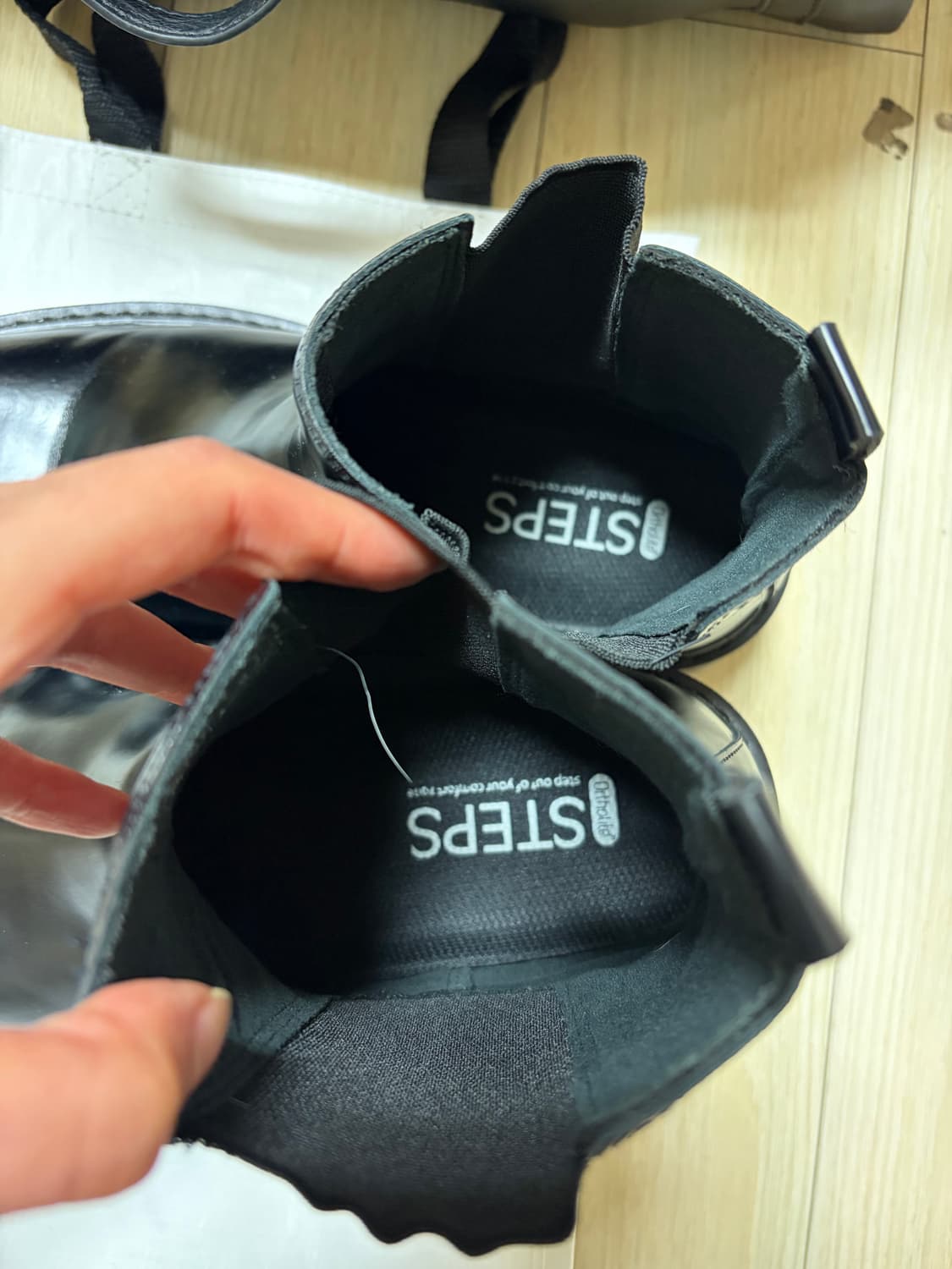 공용가능 프리토 몬트 블랙 볼드 첼시 플랫폼 부츠 공용가능 4cm 상품이미지10