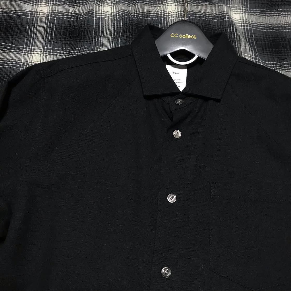 재팬 네임 name 롱 셔츠 자켓 블랙 상품이미지2