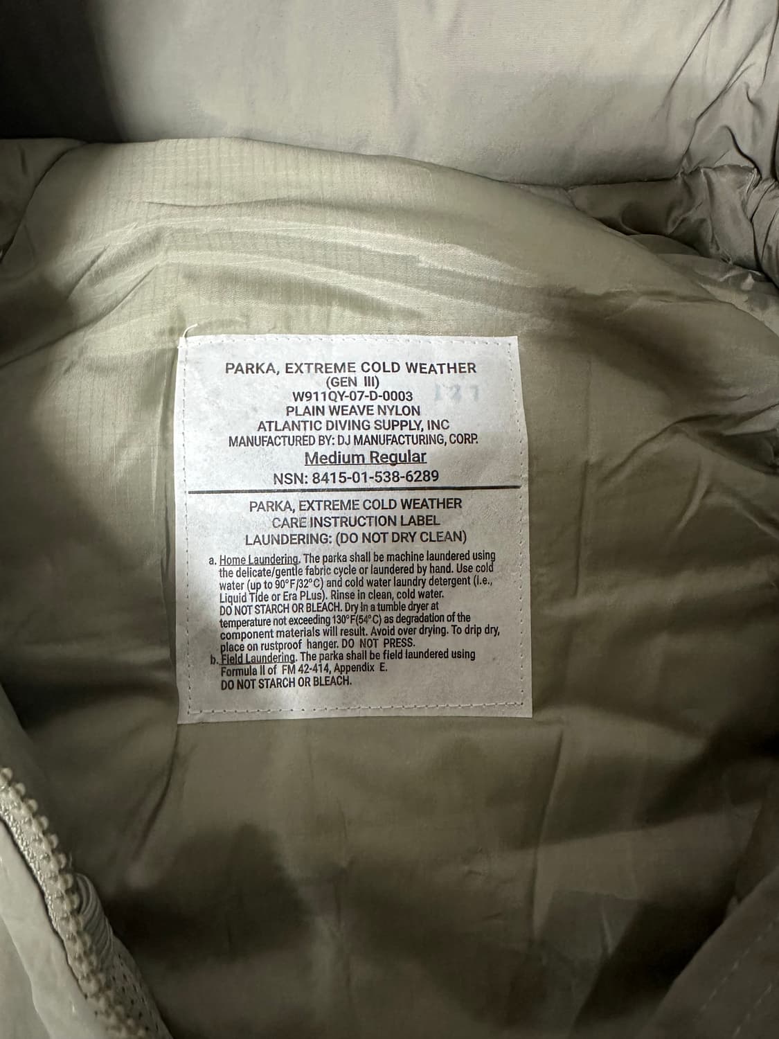 미군 프리마로프트 레벨7 ecwcs gen3 상품이미지2