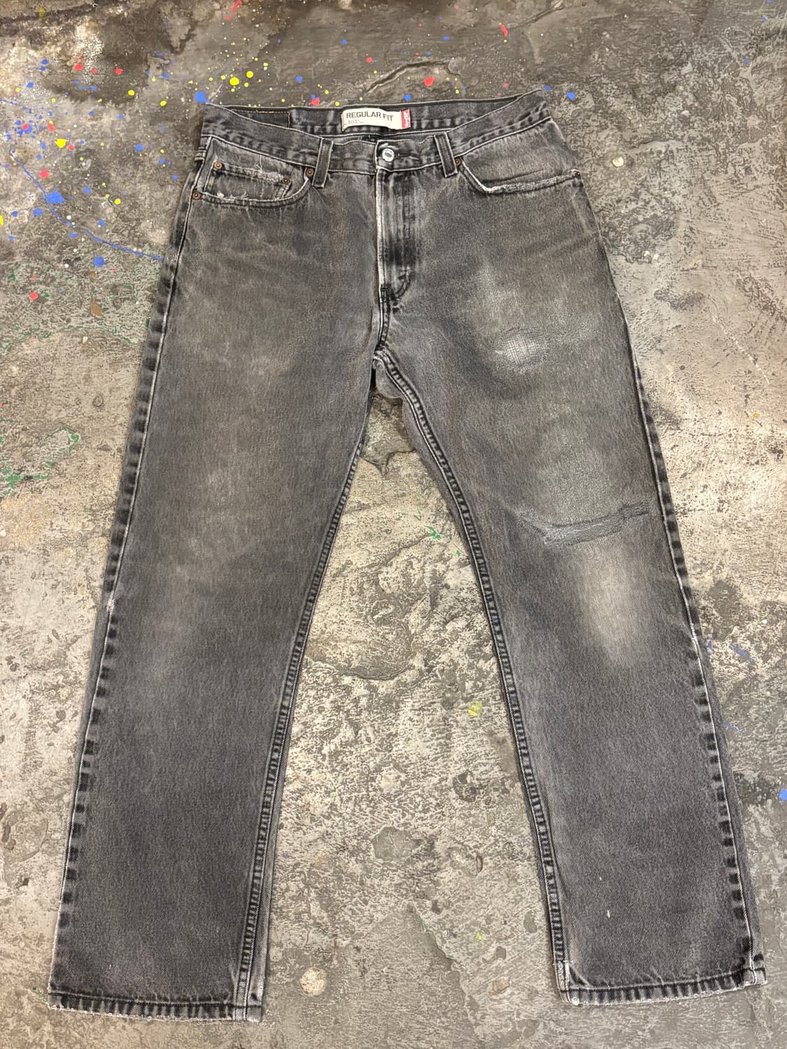 리바이스 505 레귤러 스트레이트 블랙 상품이미지8