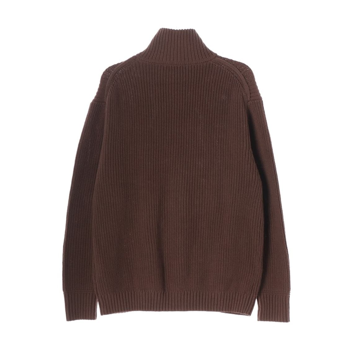 일꼬르소 브라운 텍스처 하프집업 니트 XL 상품이미지2