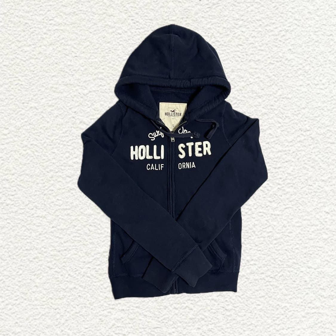 홀리스터 네이비 후드집업 S 상품이미지1