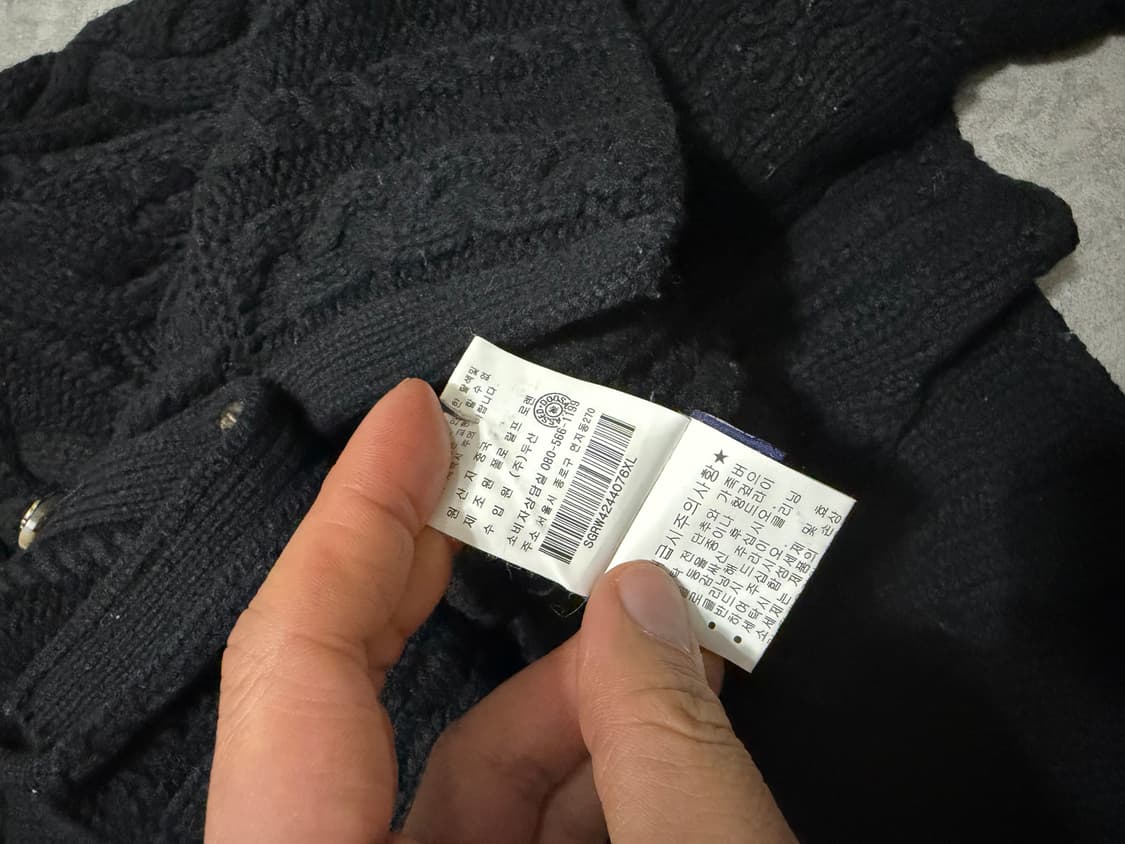 랄프로렌 폴로 주니어  빈티지 코튼  니트 가디건 자켓 44size   상품이미지7