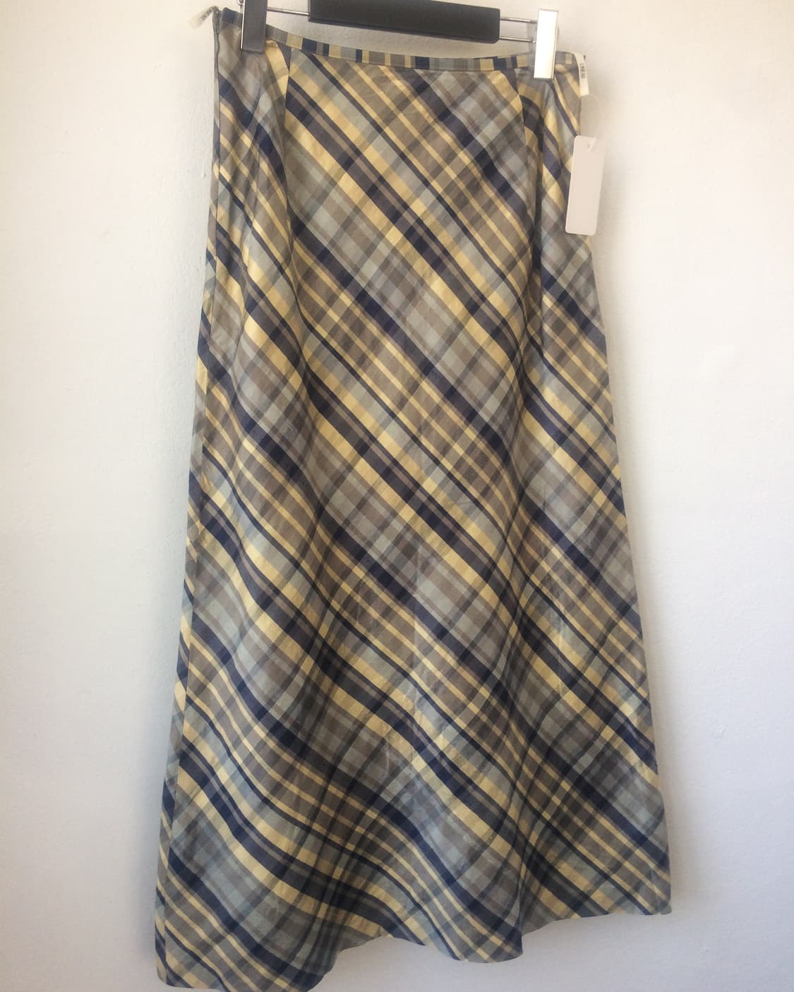 Check pattern long skirt 상품이미지2