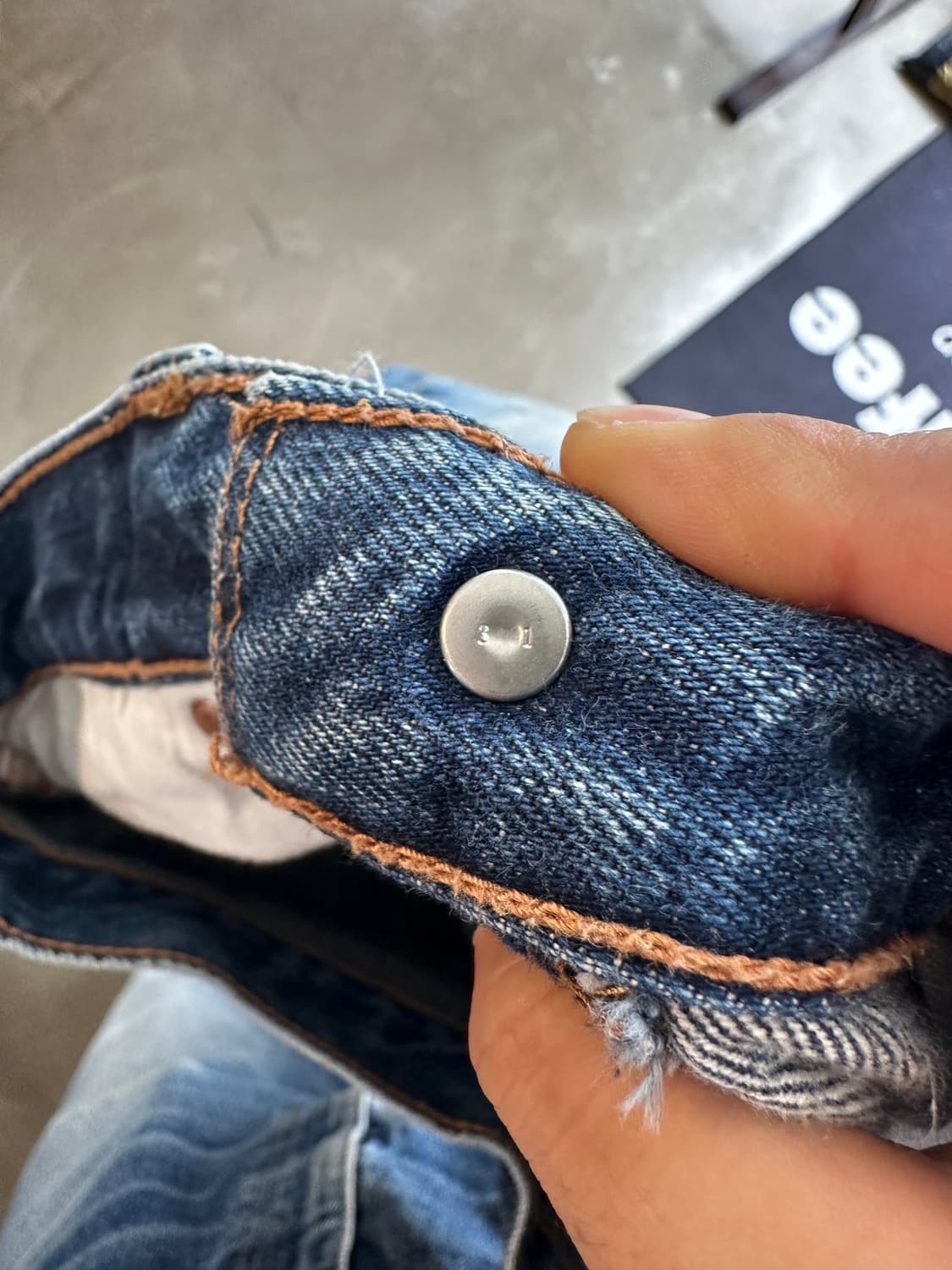 Levi’s 501 워싱 데님 팬츠 w31 상품이미지5