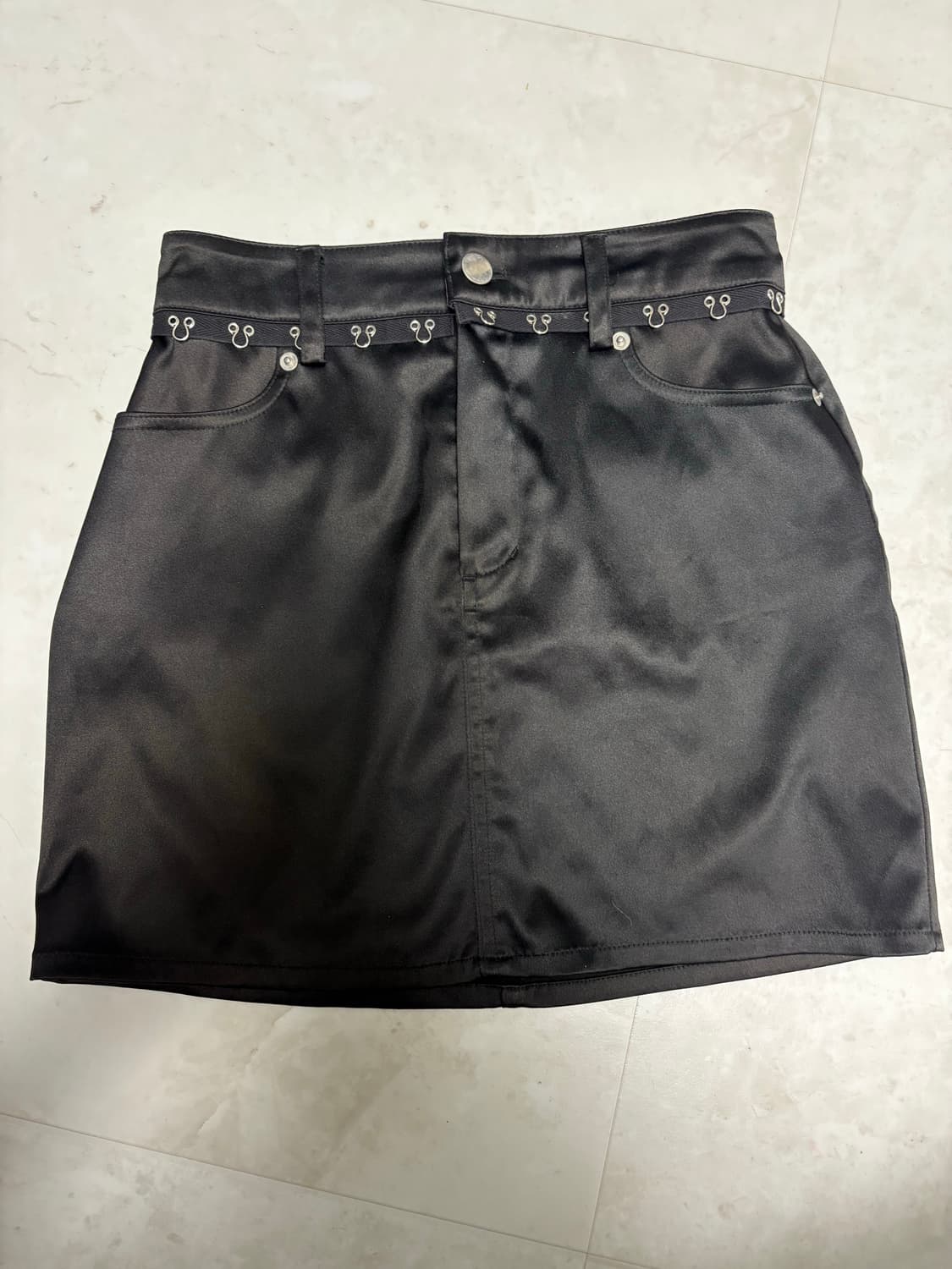 페인오어플레져 실크 스커트 상품이미지1