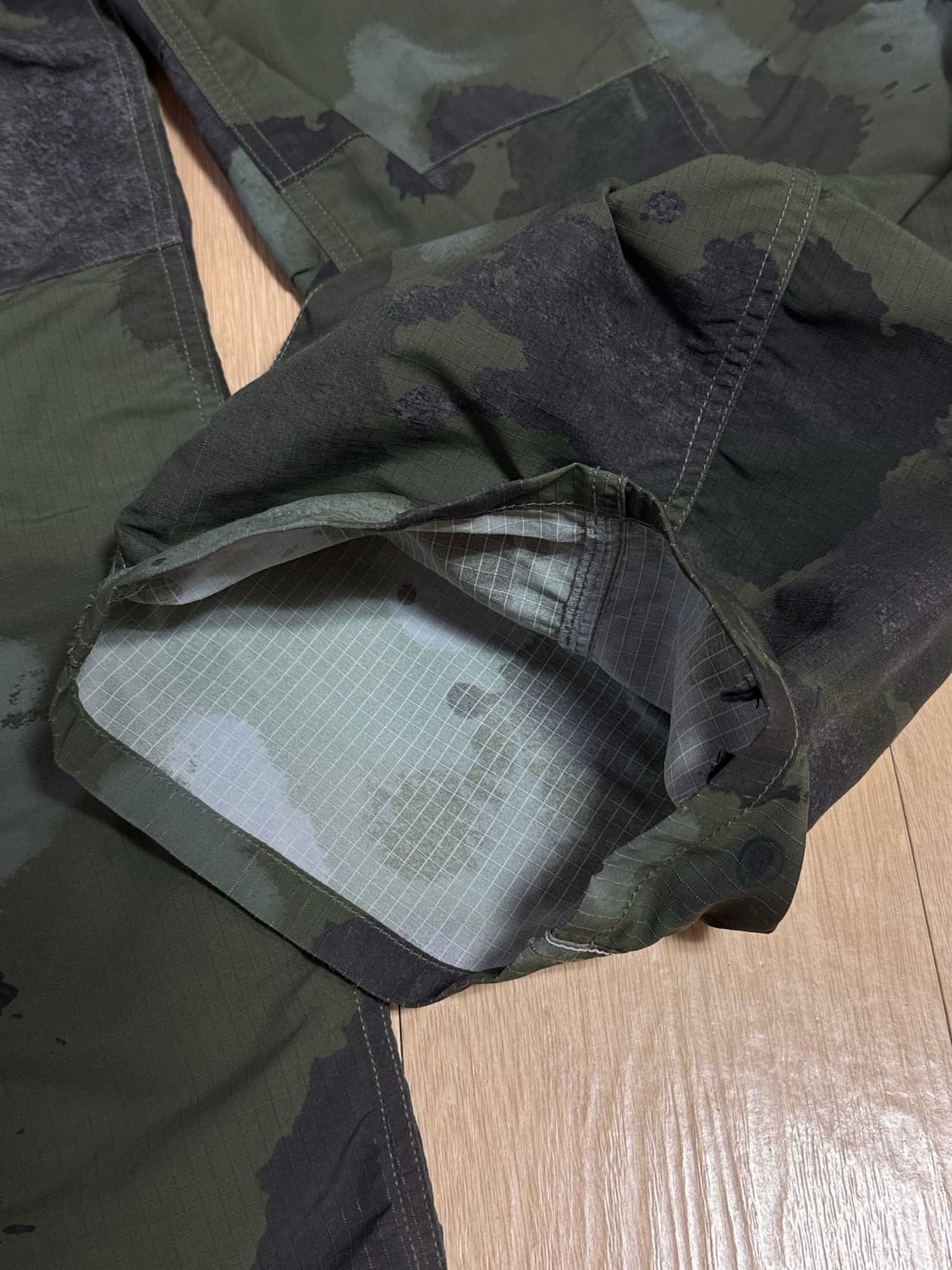 [M] 앤드원더 x 그라미치 립스탑 보이저 카고 팬츠 카모 상품이미지7