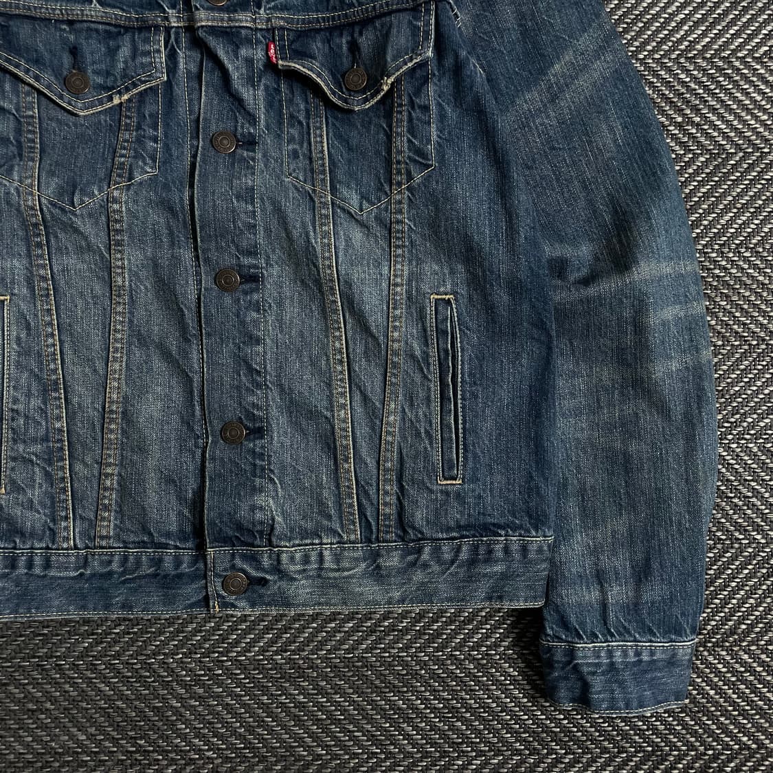 리바이스 오리지날 워싱 데님 트러커 자켓y 2938 상품이미지3