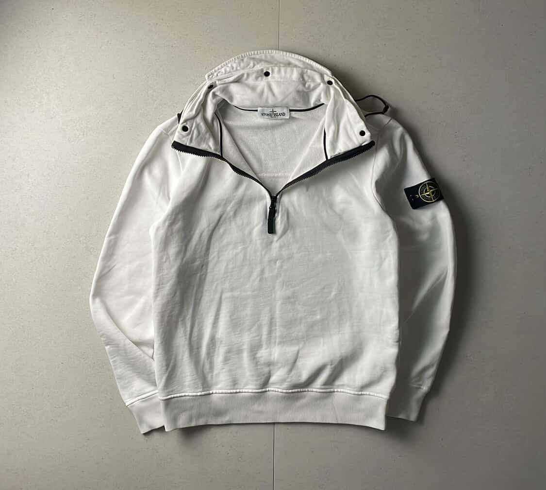 스톤아일랜드 반집업 후드 상품이미지1