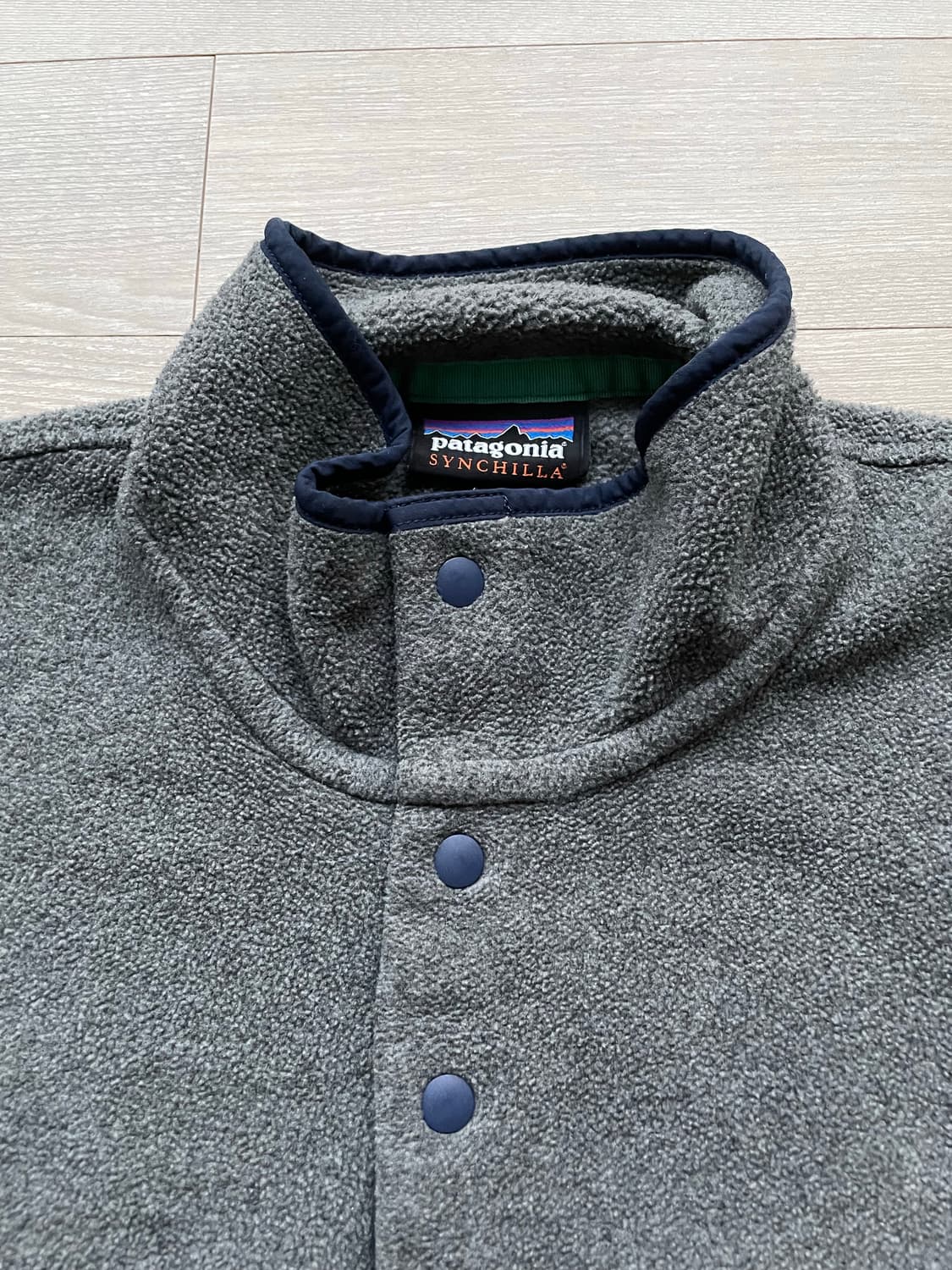 파타고니아 신칠라 니켈 네이비 그레이 플리스 patagonia 상품이미지3