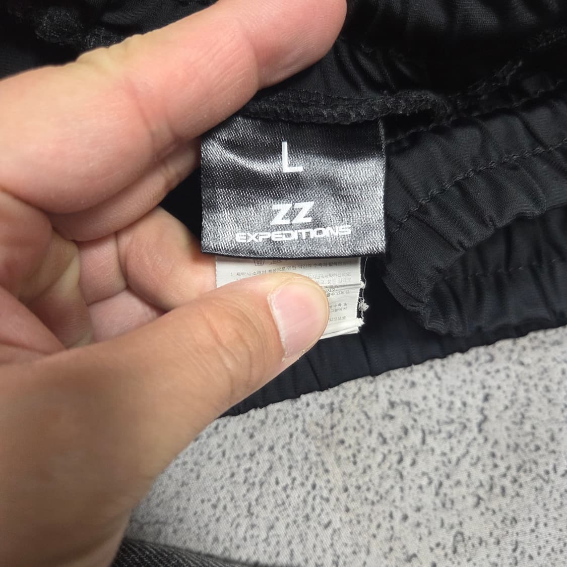 ✨ (만원 빈티지) 빈티지 블랙 카고 나일론 팬츠  상품이미지3