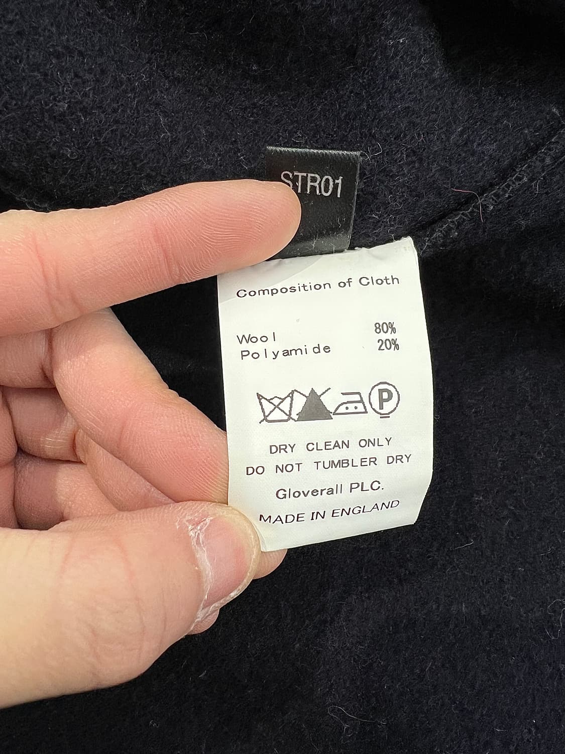 글로버 올 딥 네이비 몬티 후디 랭스 울 더플 코트 상품이미지9