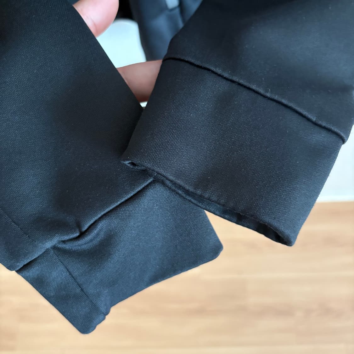 아디다스 블랙 후드 집업 100 상품이미지5