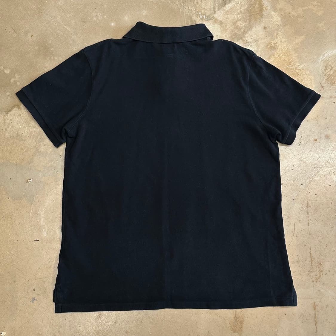 L 폴로랄프로렌 커스텀 슬림핏 블랙 카라 반팔 티셔츠 상품이미지3