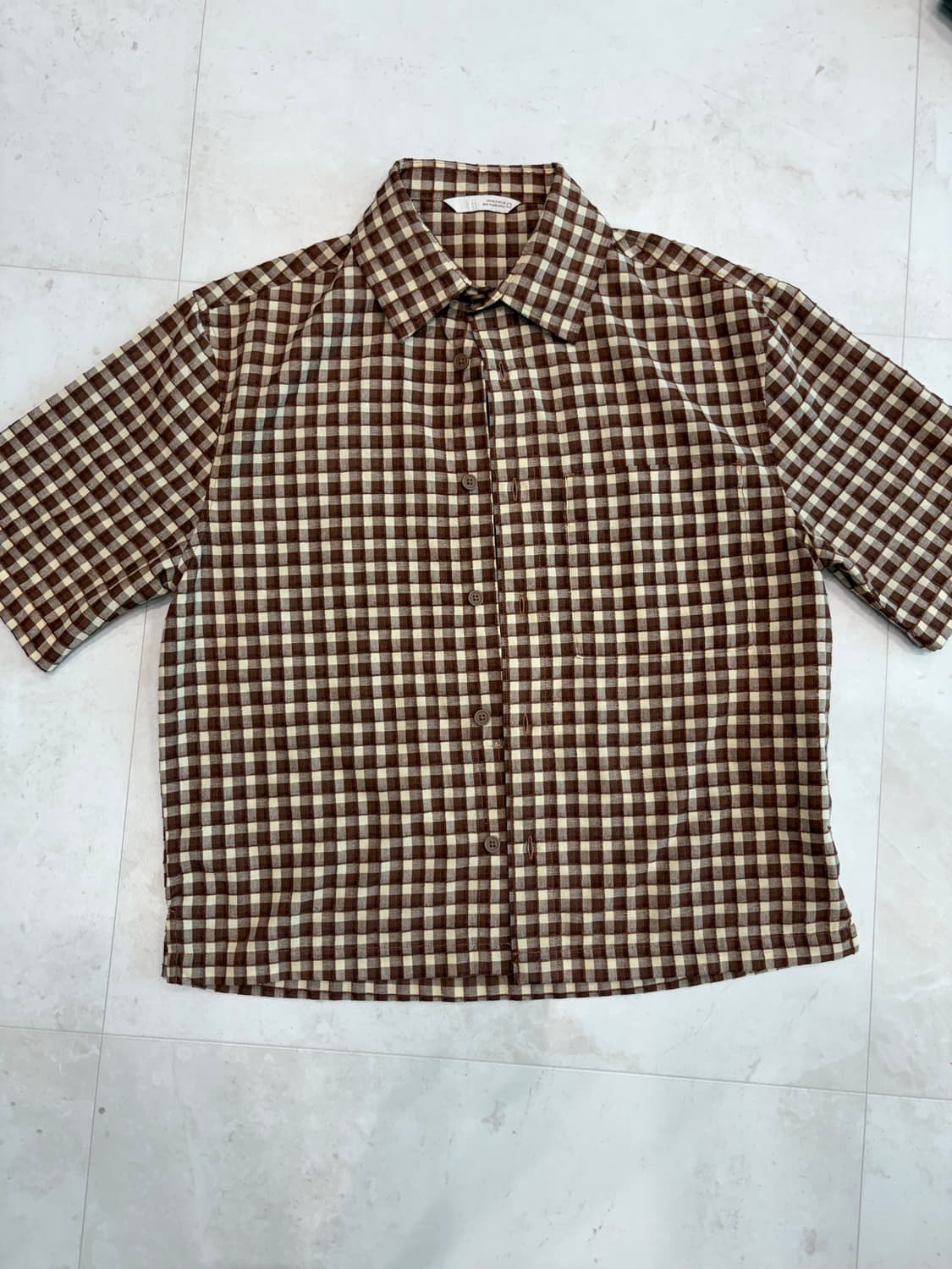 ZARA 체크셔츠 s 상품이미지1