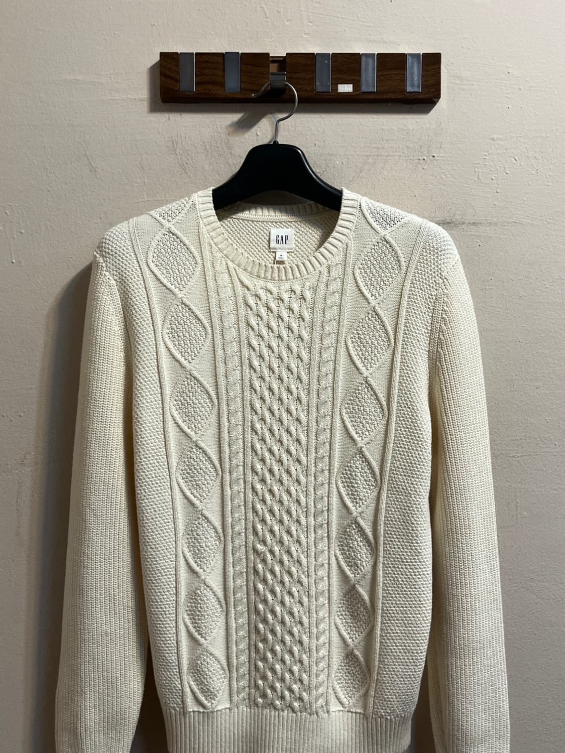 갭 아이보리 케이블 니트 (344) 상품이미지2