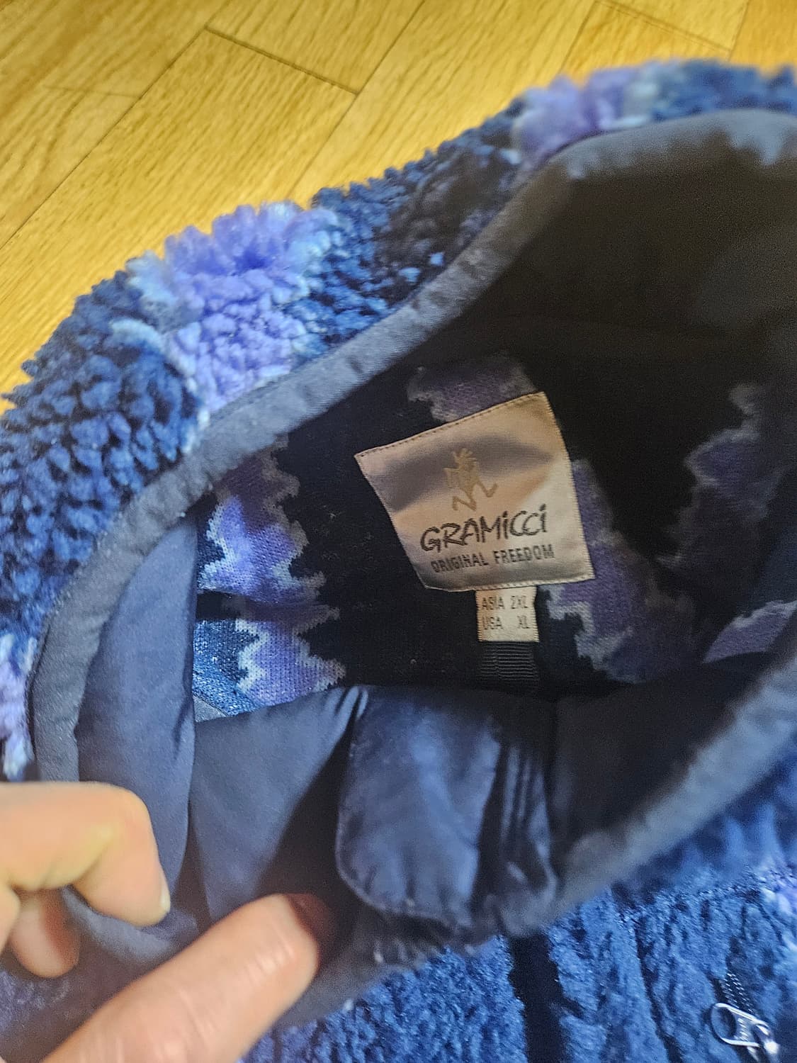 그라미치 쉐르파 리플 자켓 팬츠 셋업 양털 플리스 후리스 세트 xxl 상품이미지6