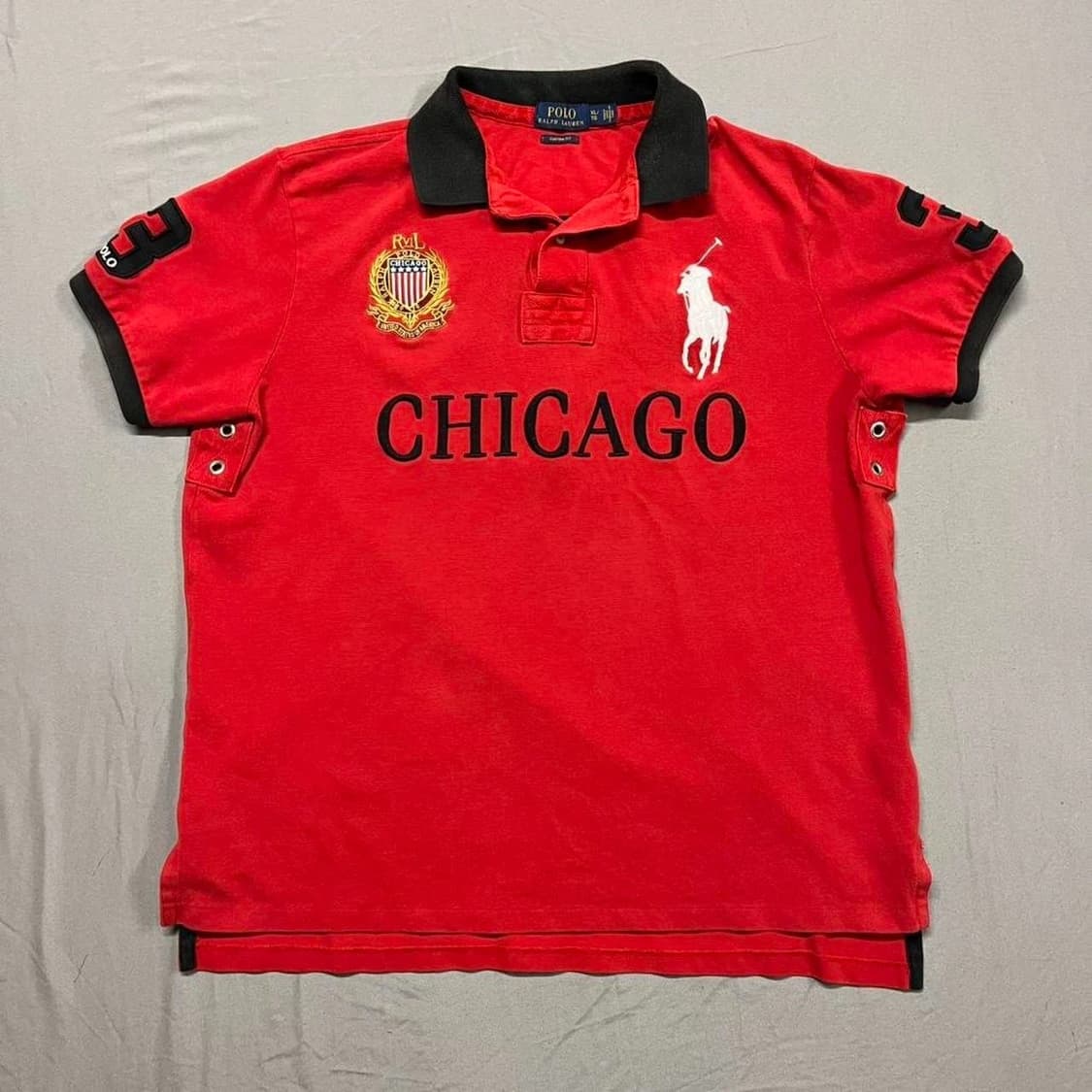폴로 랄프로렌 시카고 빅포니 시티 시리즈 반팔 카라티 상품이미지1