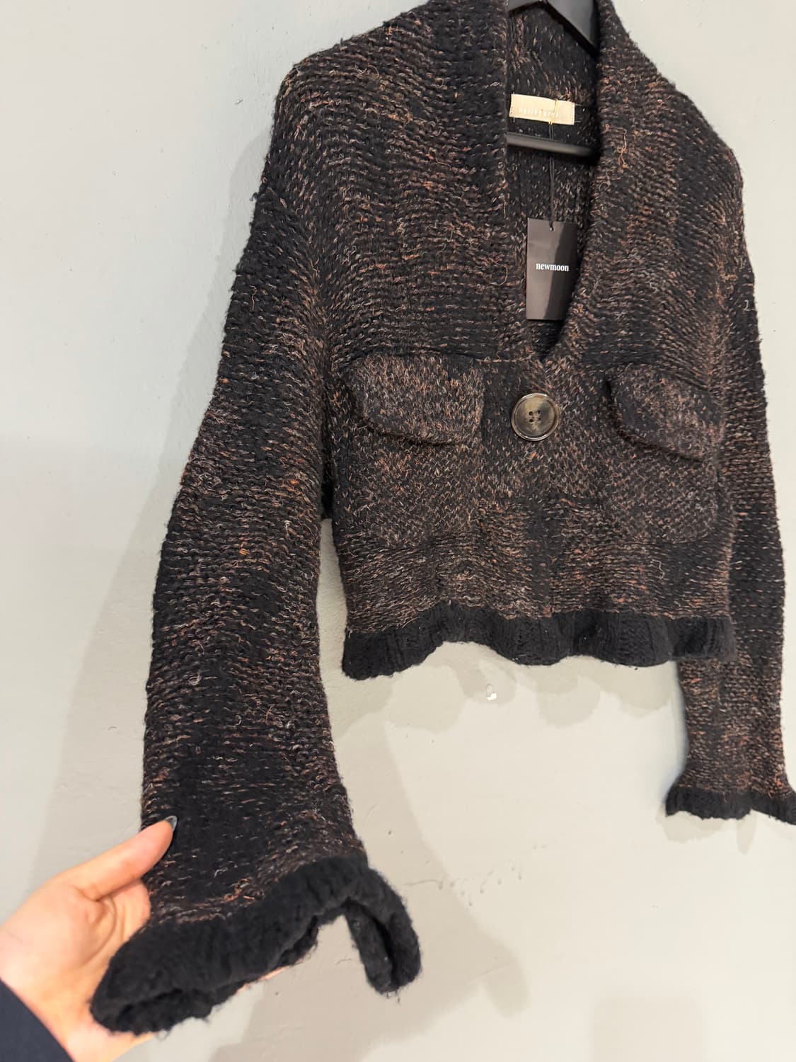 pocket detail texture point cardigan 상품이미지8