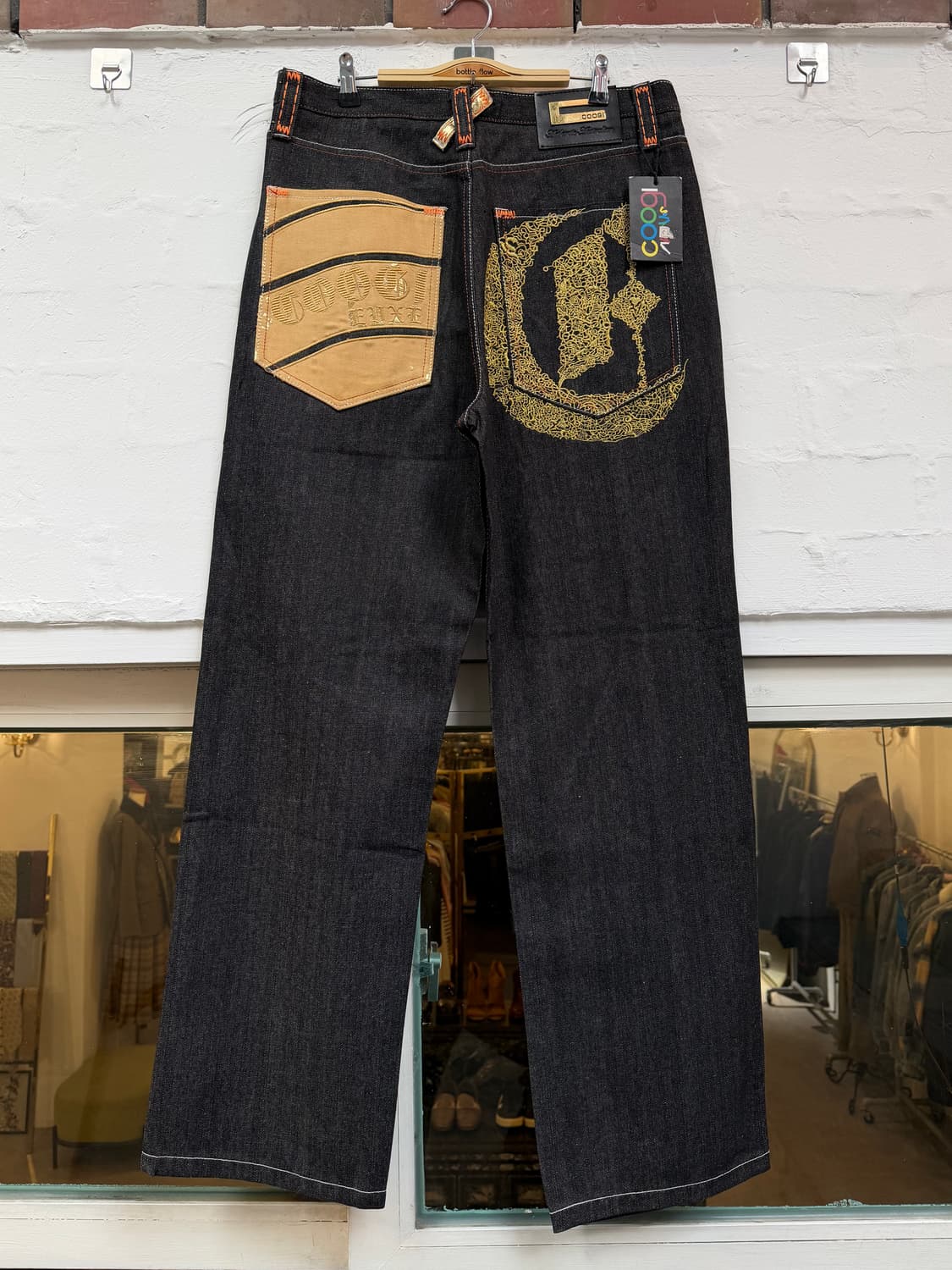 COOGI 리미티드 에디션 스티칭 데님 진 W36 상품이미지9