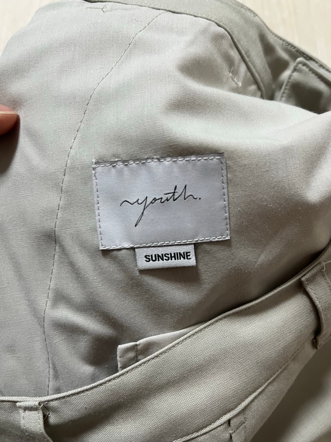 [Youth] 23ss 스트링 카고 팬츠_Ecru ( S 사이즈) 상품이미지10