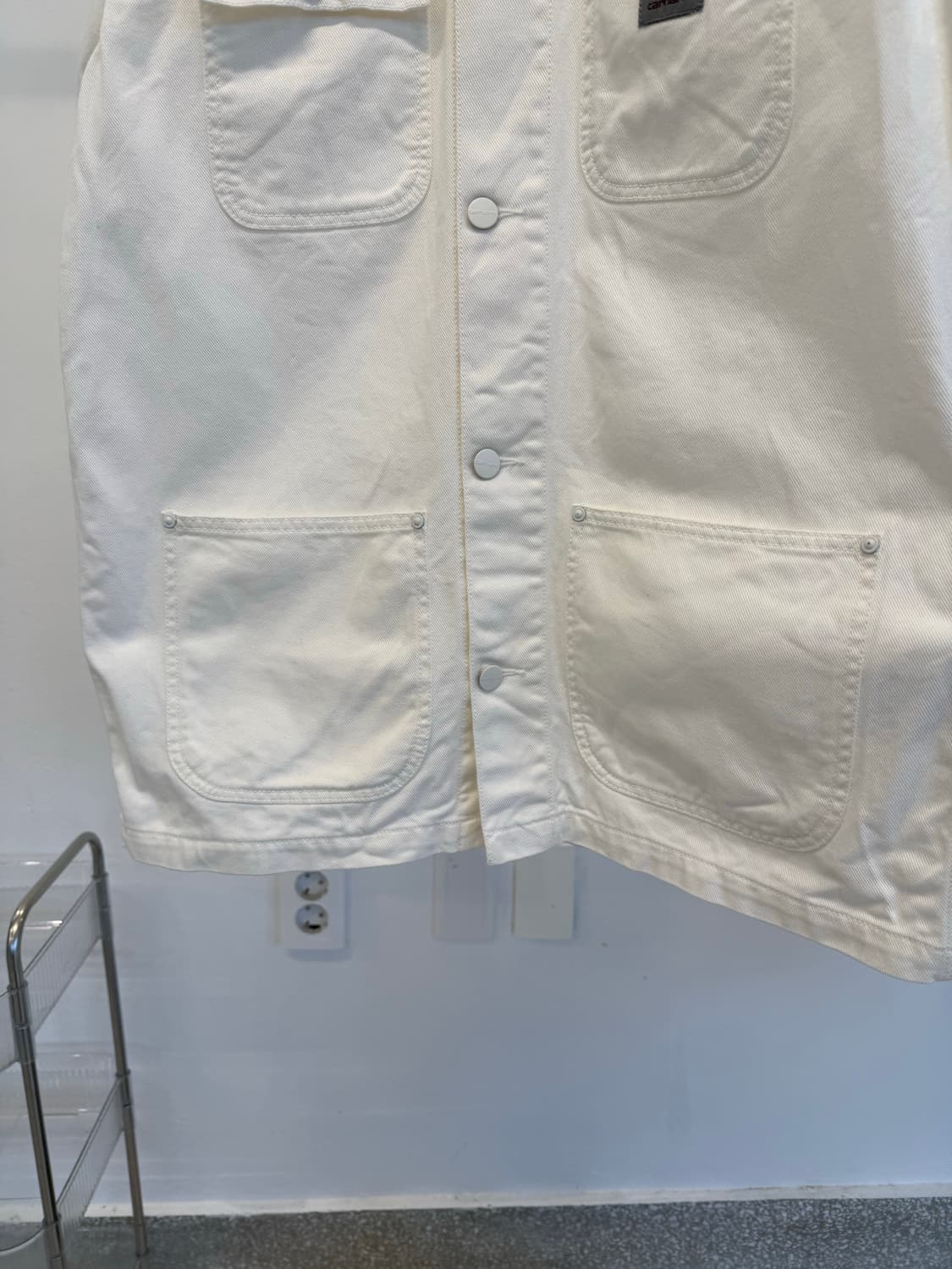 Carhartt White Denim Jacket 상품이미지5