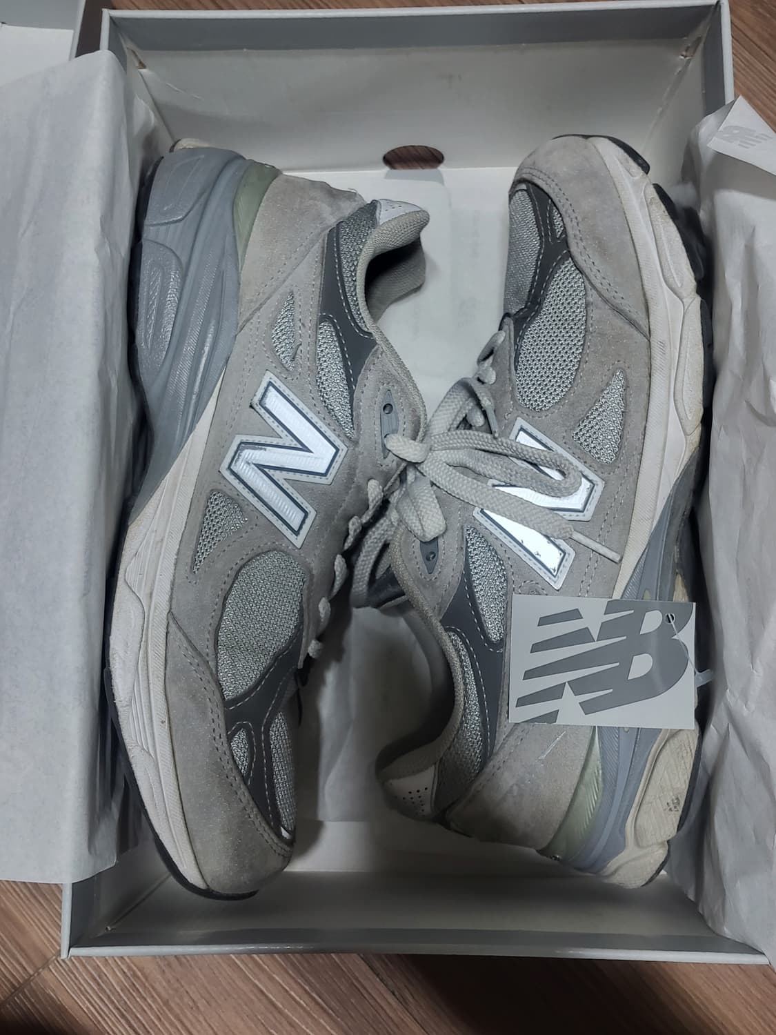 뉴발란스 990v3 그레이 280사이즈 상품이미지6