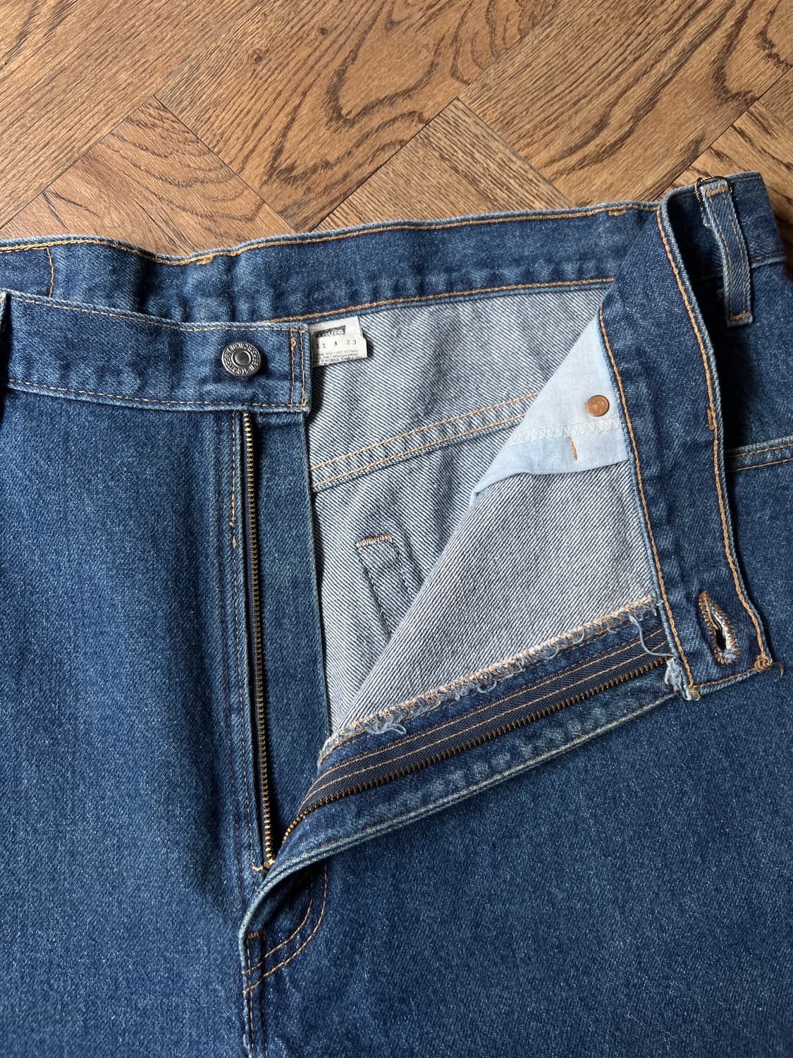 [40]00's 리바이스 Made in USA 505 데님 팬츠 상품이미지2