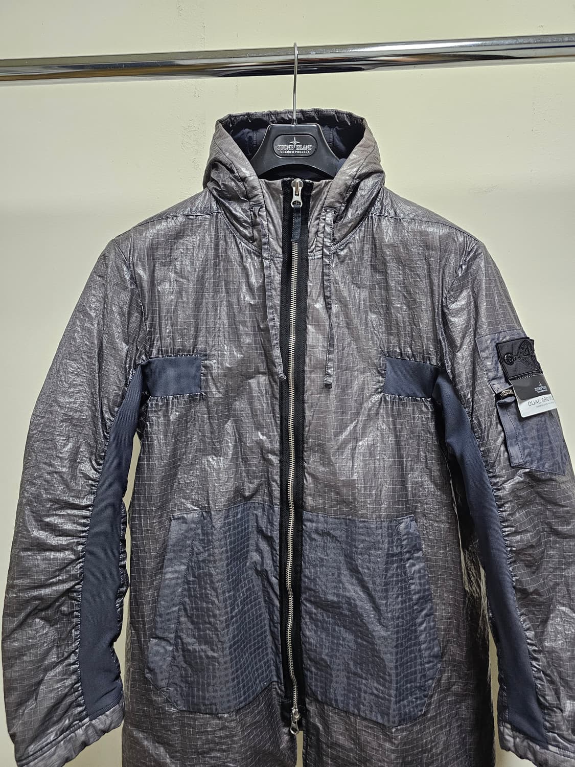 스톤아일랜드 쉐도우프로젝트 DUAL GRID NYLON 자켓 상품이미지1