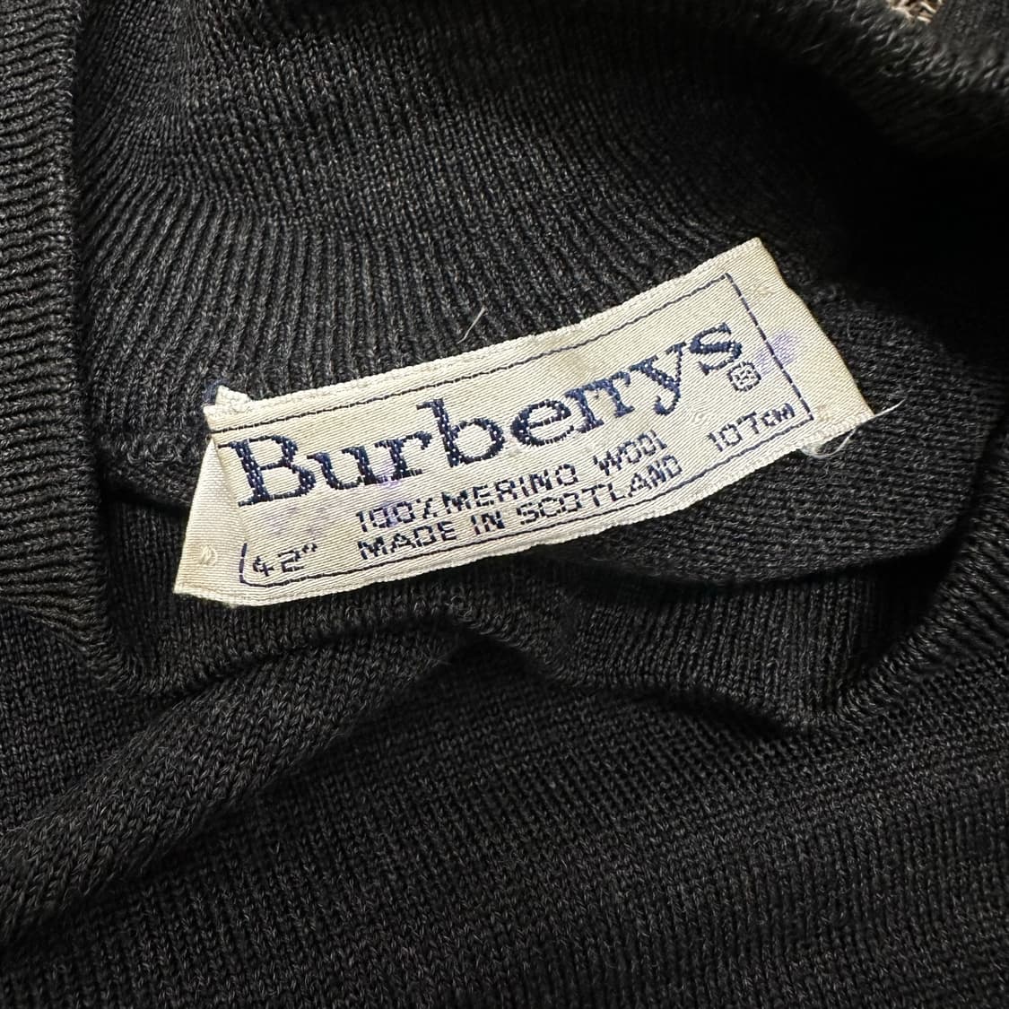 Burburrys 버버리 오리지날 긴팔 니트 M-L 상품이미지4