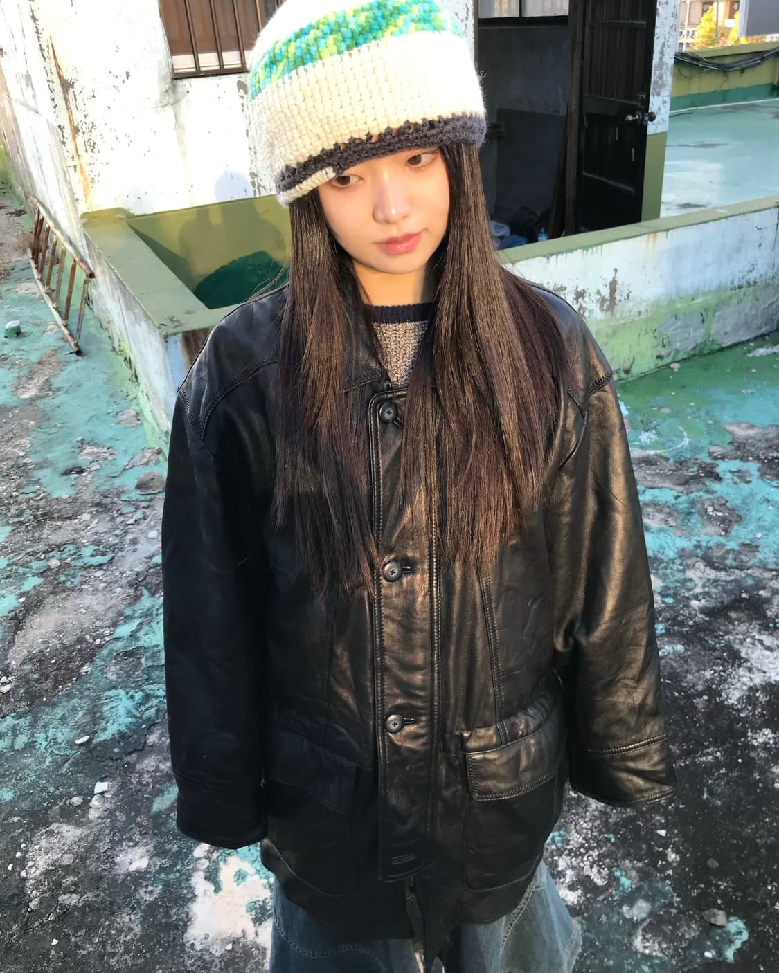 양가죽 레더 코트 상품이미지3