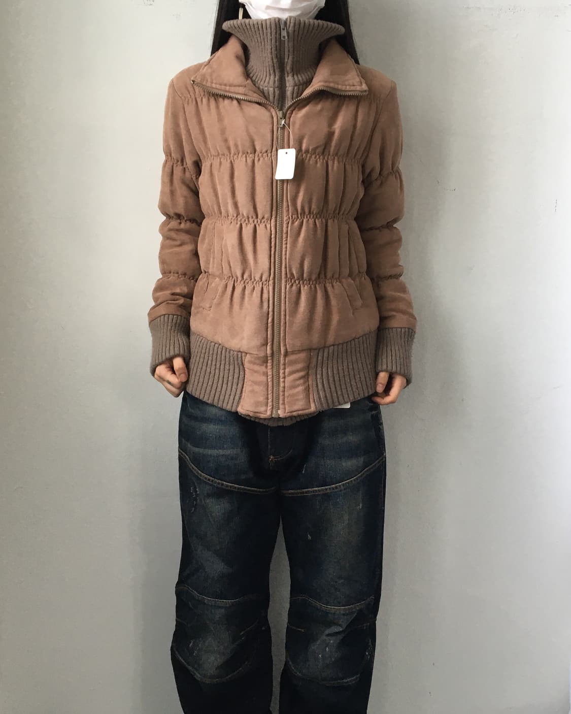 Shirring point double collar jacket 상품이미지1