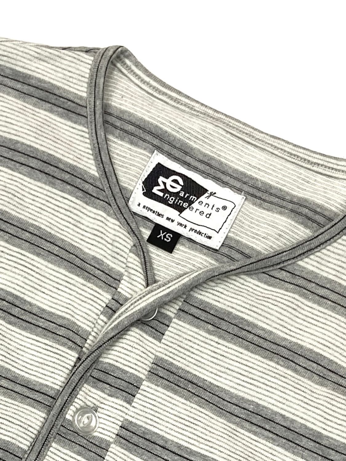 Engineered Garments Border Henley Tee 상품이미지2