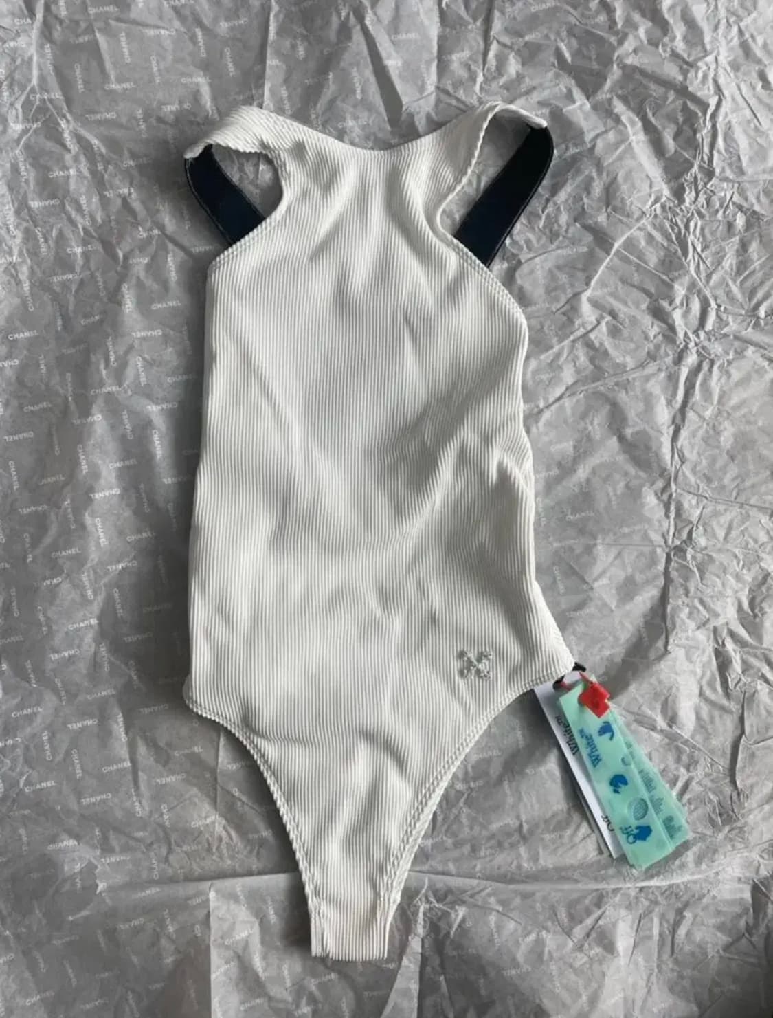 오프화이트 여성 원피스 수영복 (새상품) 상품이미지3