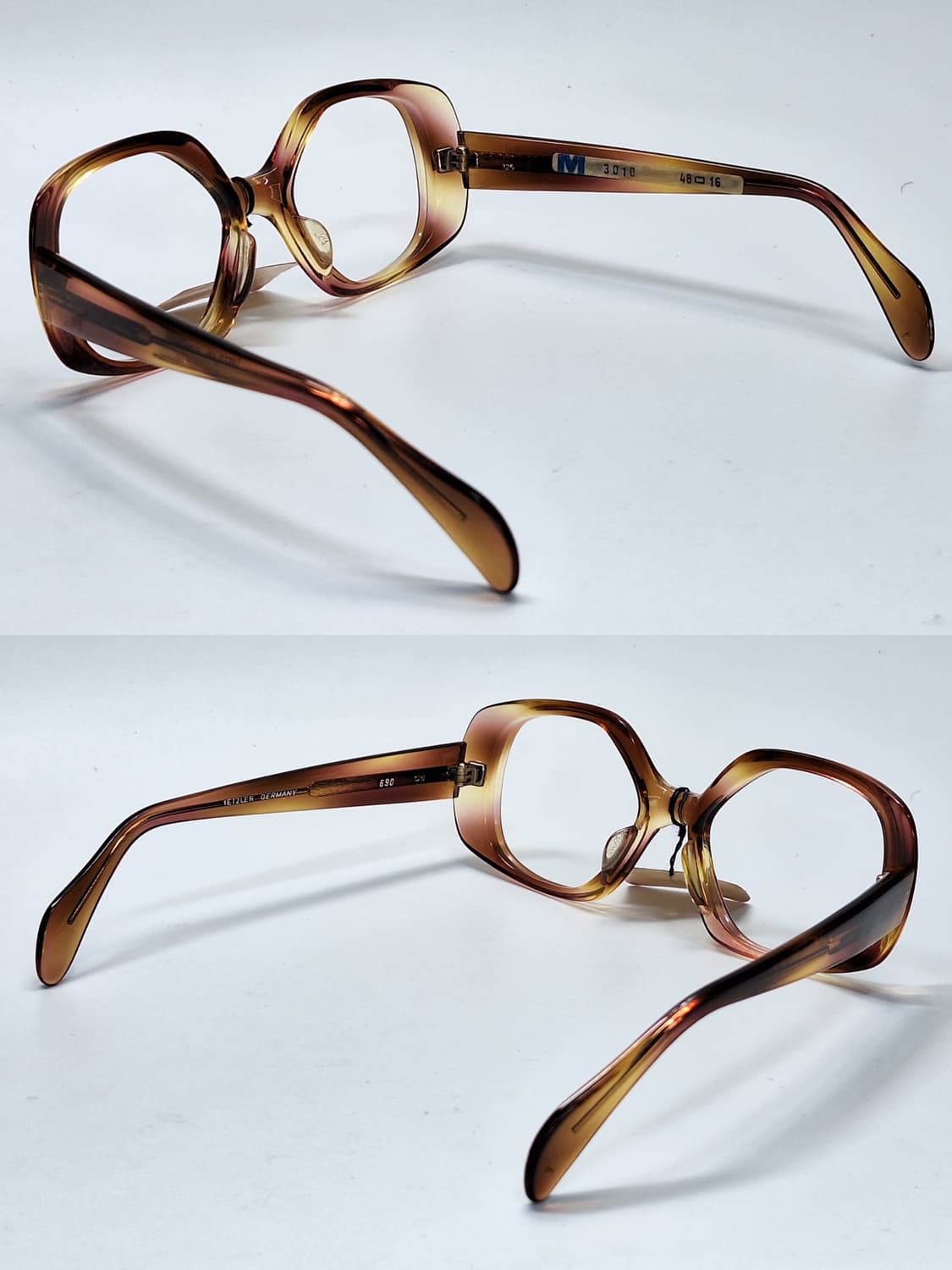 80s 독일제 빈티지 데드스톡/METZLER M3010 안경테 48mm 상품이미지6