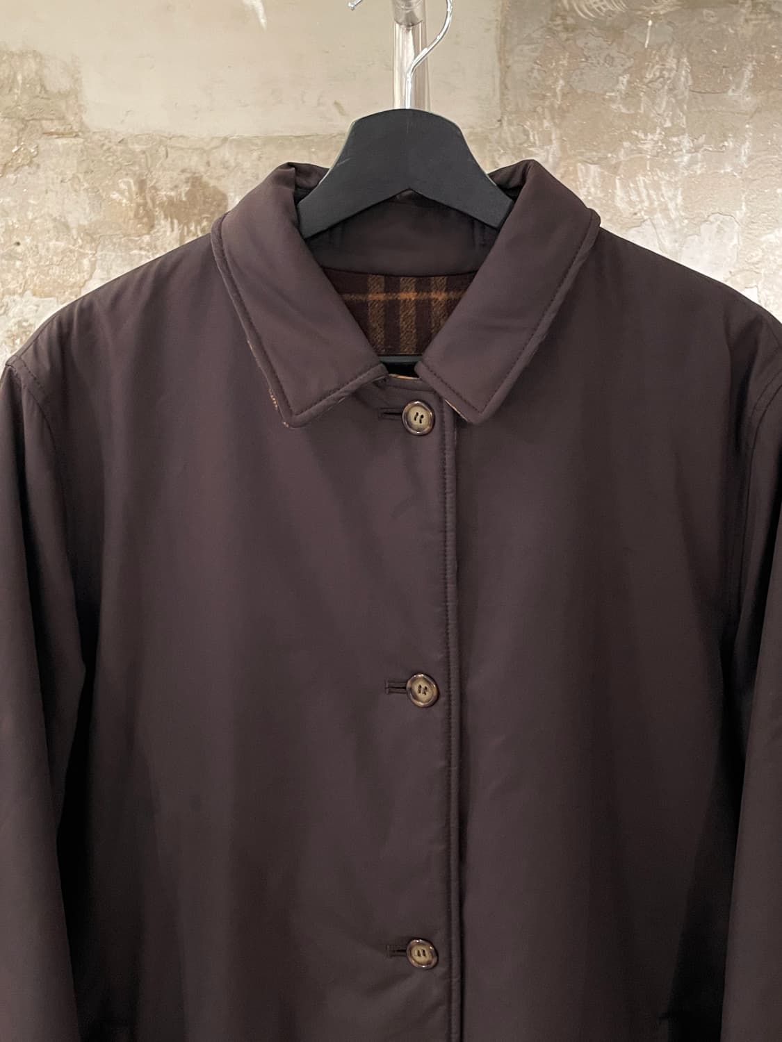 버버리 브라운 노바체크 리버시블 울 자켓 상품이미지6