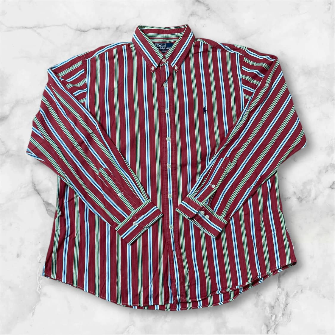 폴로 랄프로렌 - 커스텀 핏 스트라이프 셔츠 상품이미지1