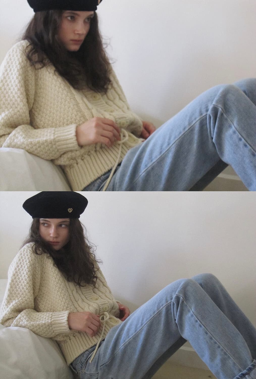 [미사용] 스무드무드 벨벳 베레모 상품이미지3