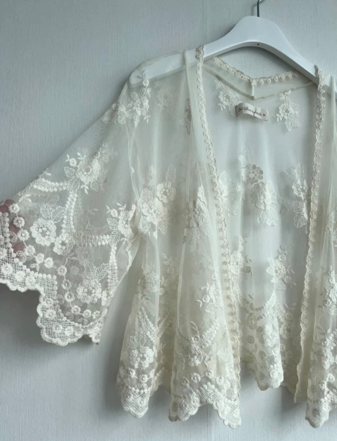 아이보리 레이스 가디건 상품이미지3