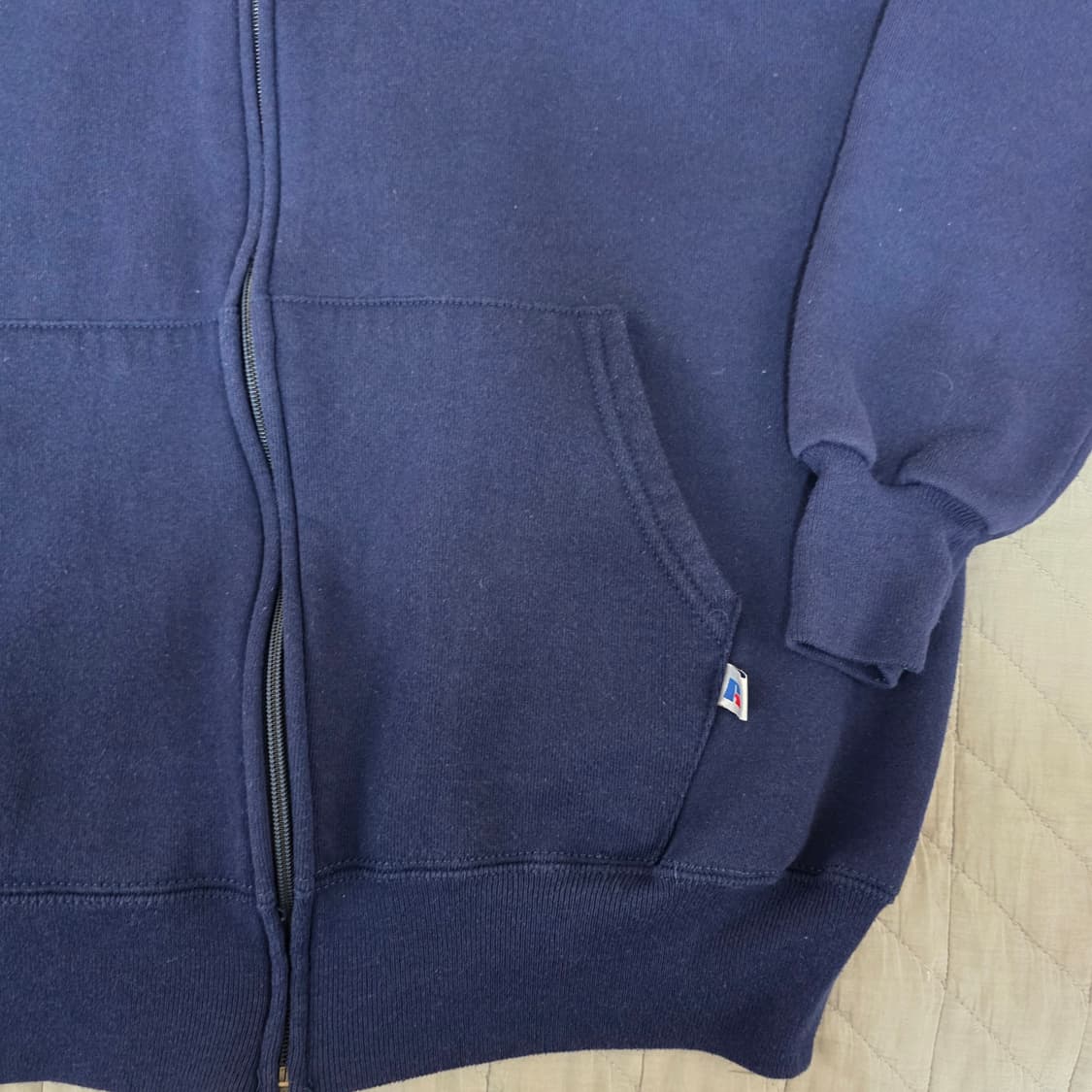 [XL] 90s 러셀 애슬레틱 후드집업 네이비 굿컨디션 ver.10 상품이미지2