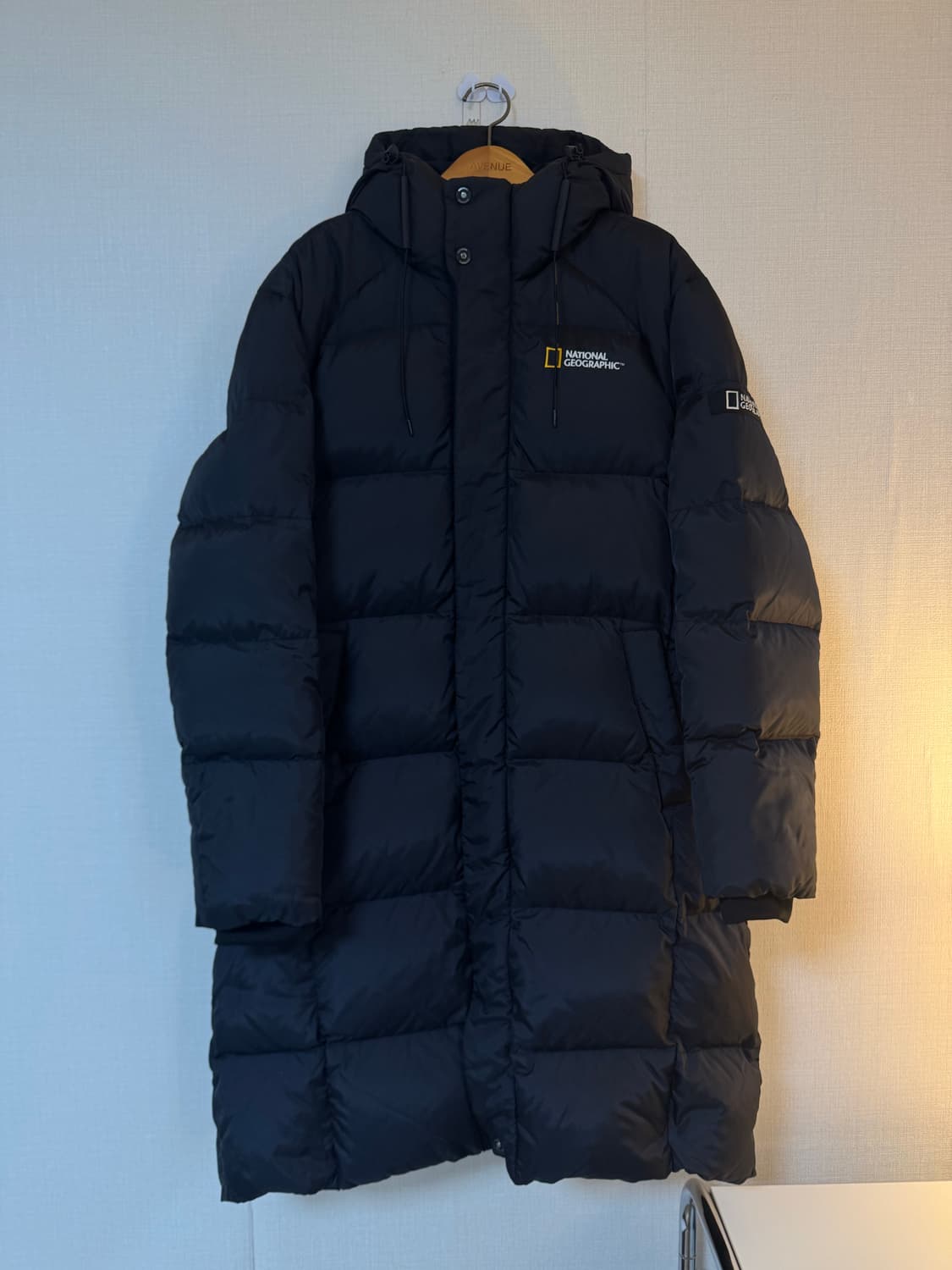 [XL]내셔널지오그래픽 카이만 롱패딩 블랙 상품이미지1