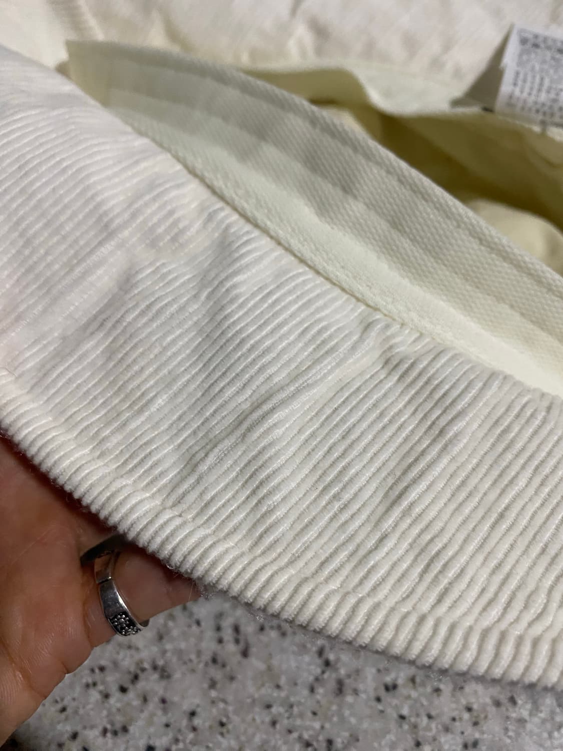 코오롱 hideout 흰색 벙거지 모자 상품이미지3