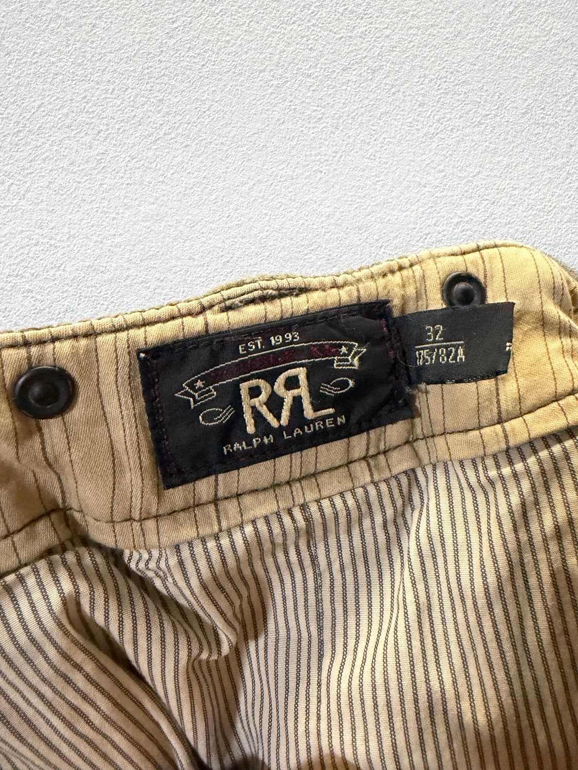 더블알엘 코듀로이 팬츠 32 (올리브) 상품이미지6