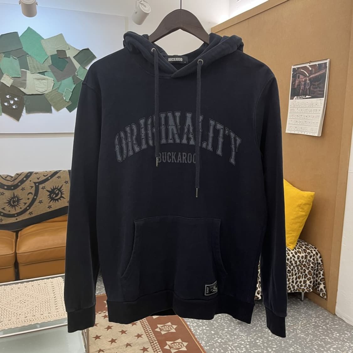 버커루 스트릿 펑크 힙합 고딕 약기모 후드티 M C10350 상품이미지3