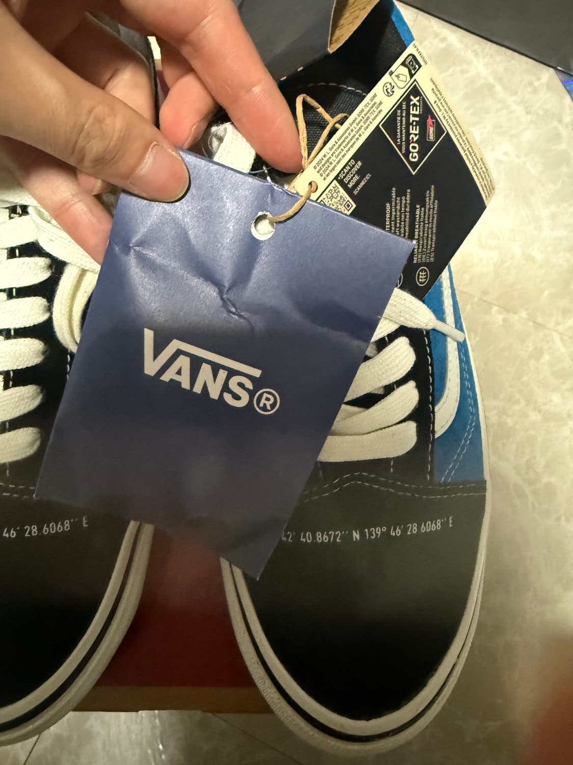 270사이즈 반스 미타스니커즈 프리미엄 올드스쿨 고어텍스 상품이미지3