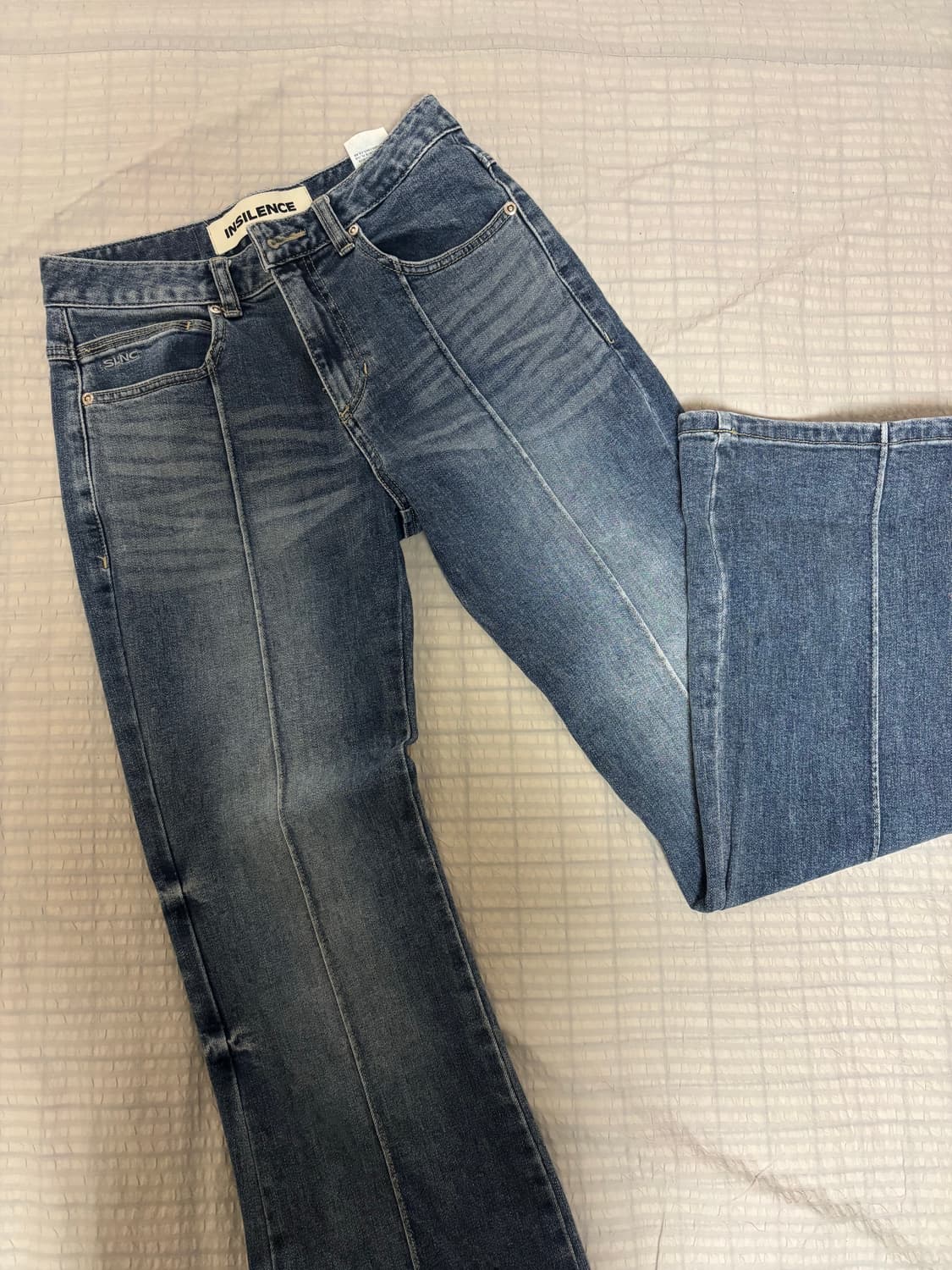 인사일런스 부츠컷 워싱진 상품이미지1